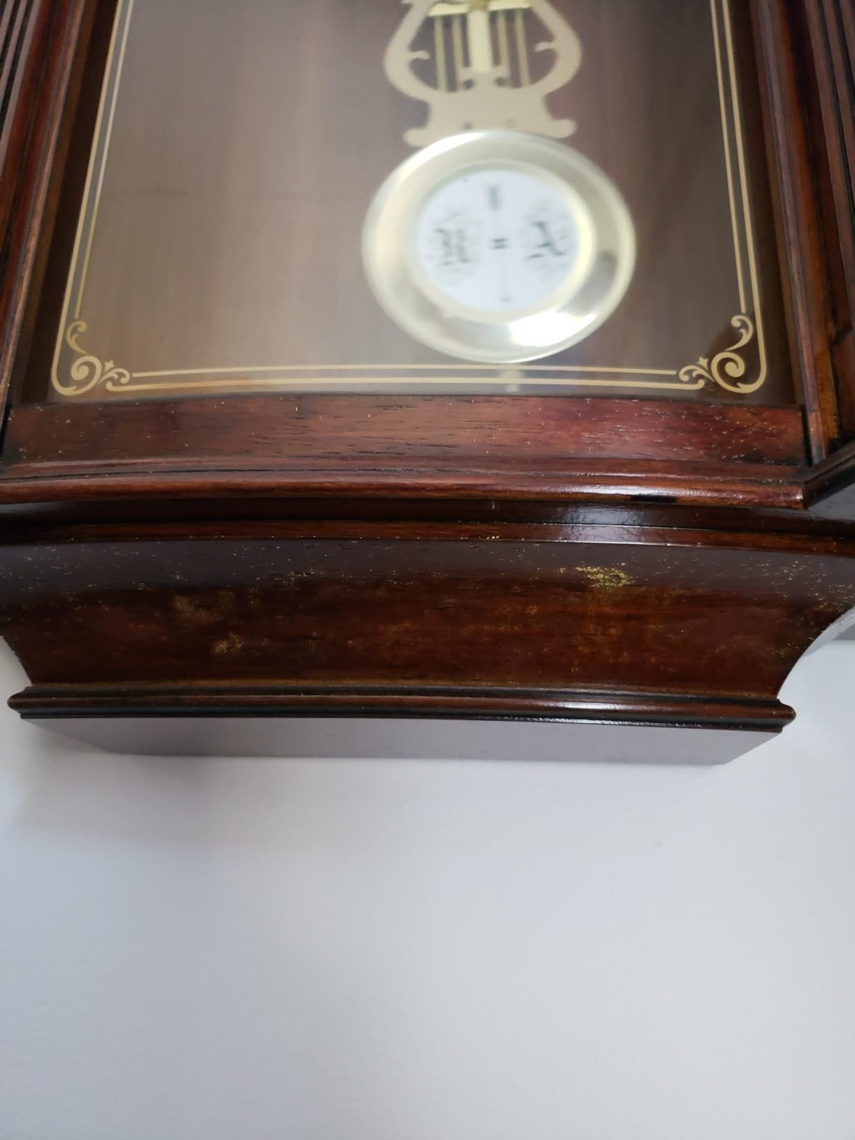 Bulova C4331 Hartwick Chiming Clock, Walnut 29.75 x 14 x 5.5 customer photo 1