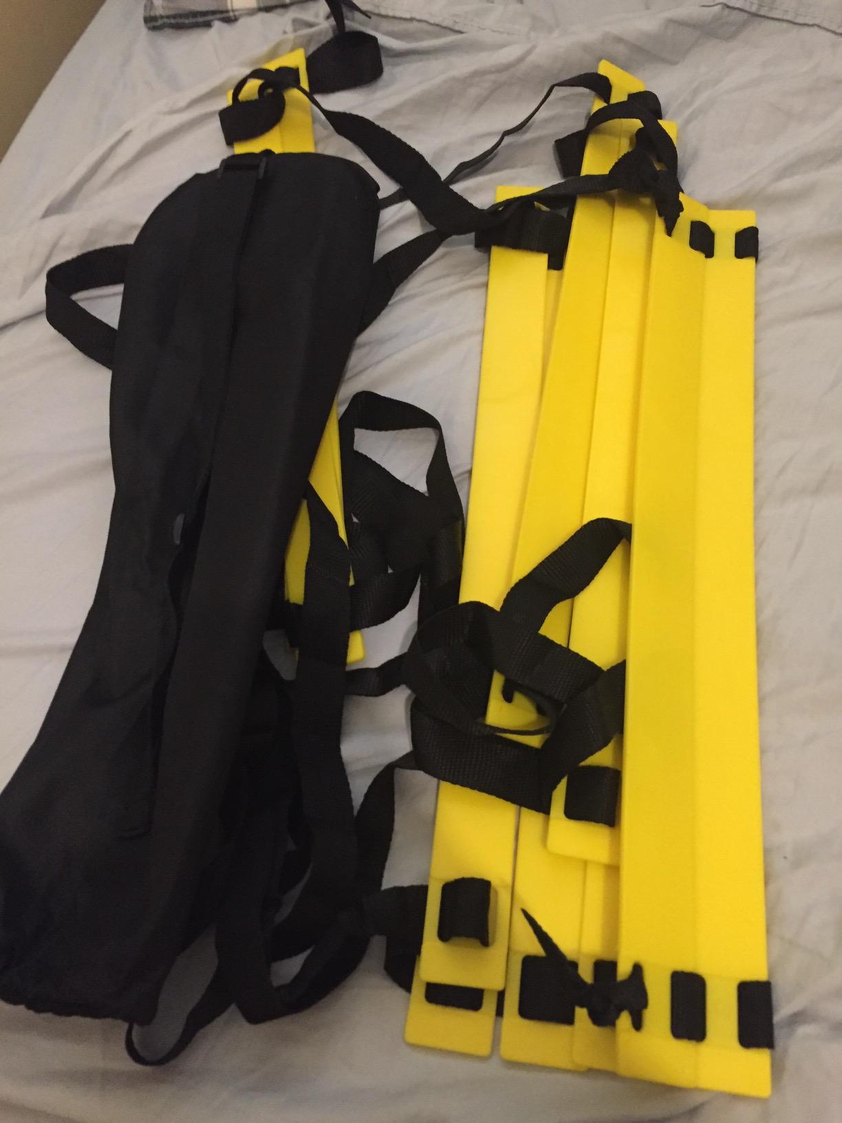 SKLZ Speed and Agility Ladder - Training Equipment for Athletes - Improve Coordination, Footwork, and Quickness - Ideal for Soccer, Football, and Fitness Workouts customer photo 1