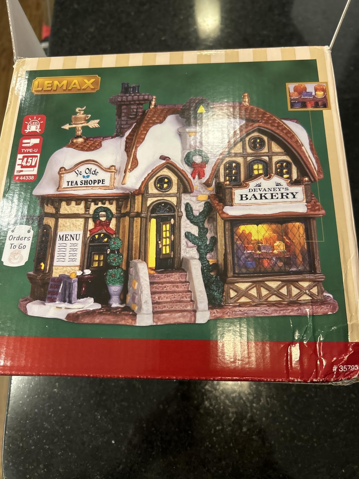 Lemax Christmas Village Devaneys Bakery Battery Operated Led - 35793 customer photo 1