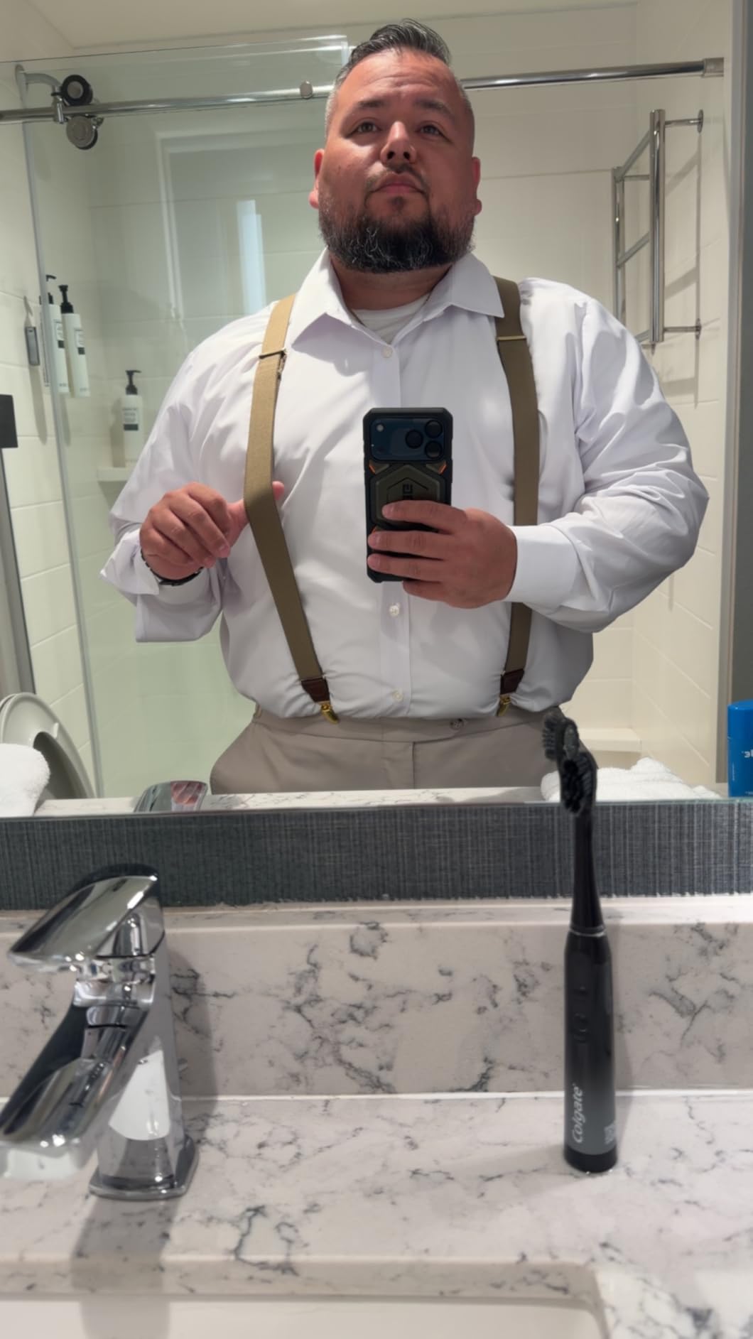 DOCKERS Men's Dockers Men's Solid Suspenders customer photo 2