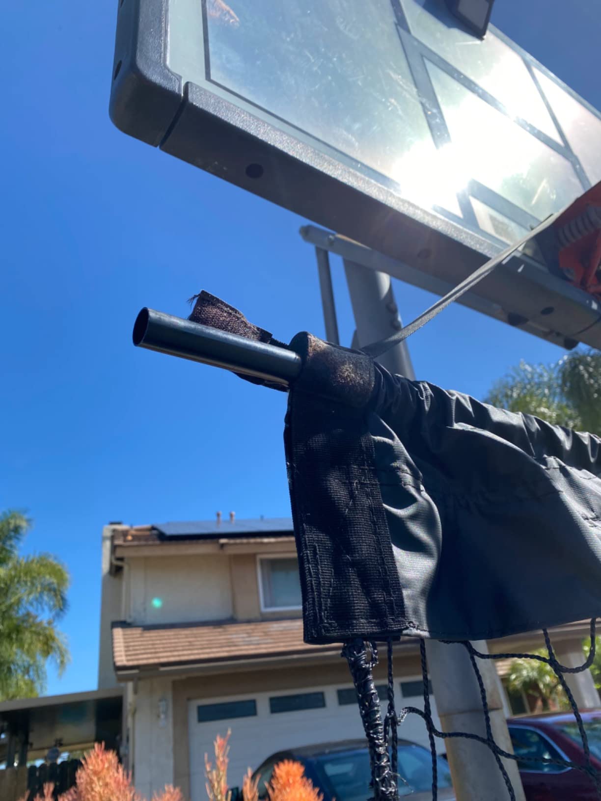 Goalrilla Basketball Hoop Return System Great for Solo Play or Free-Throw Practice and Compatible with Most In Ground Hoops, Black customer photo 1