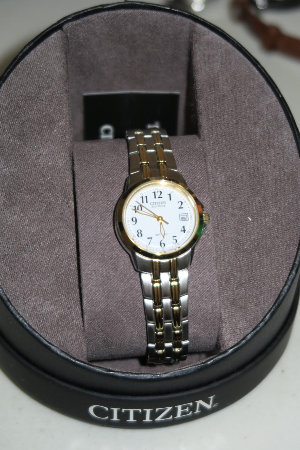Ladies' Eco-Drive Classic 26mm Stainless Steel EW1544-53A customer photo 1