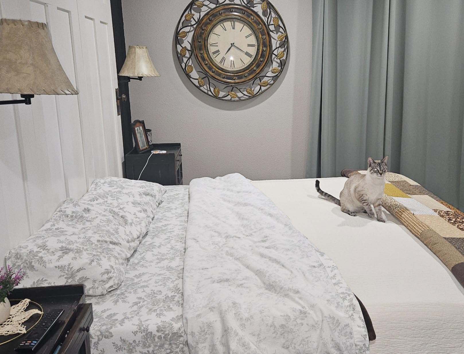 Laura Ashley - Flannel Sheets Queen Size, Anti-Pilling & Wrinkle Resistant Cotton, Touchably Soft for All-Season Comfort - Bed Sheets with Matching Pillowcases & Fitted Sheet (Victoria Beige) customer photo 2