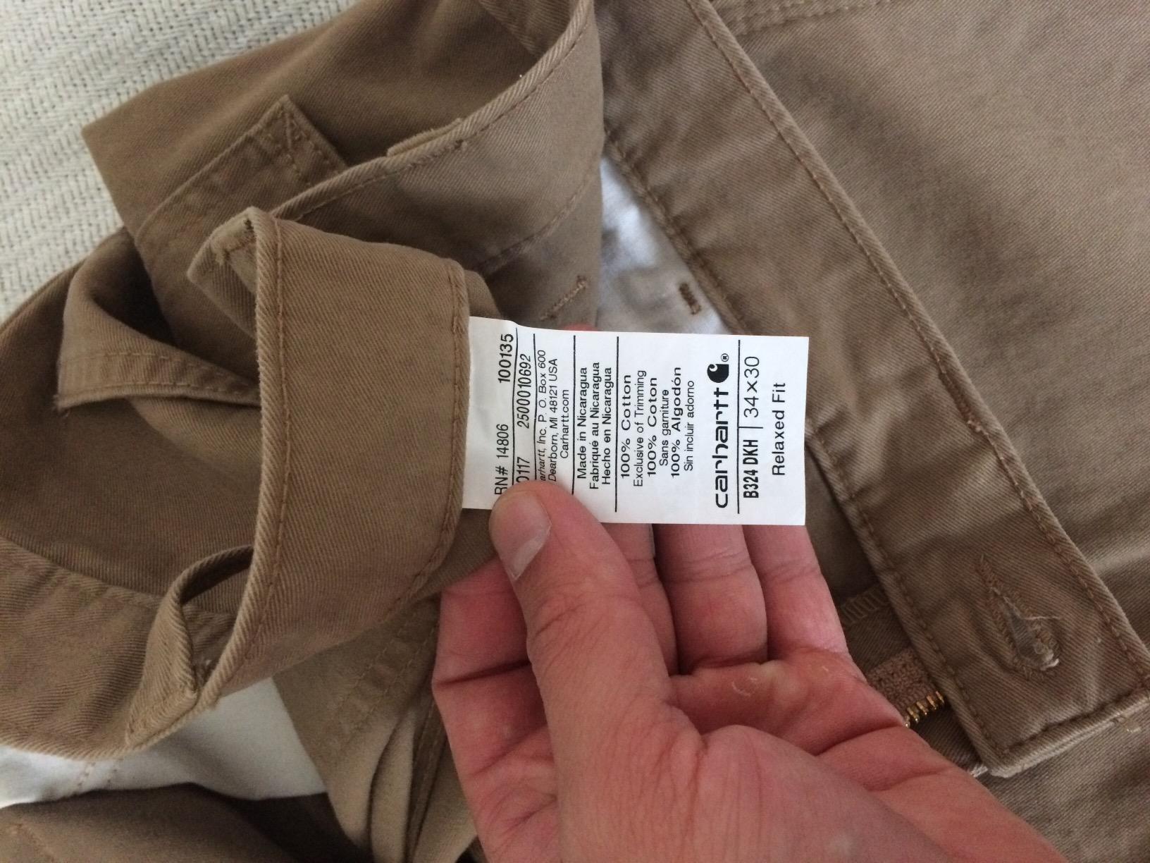Carhartt Men's Relaxed Straight Twill Dungaree customer photo 2