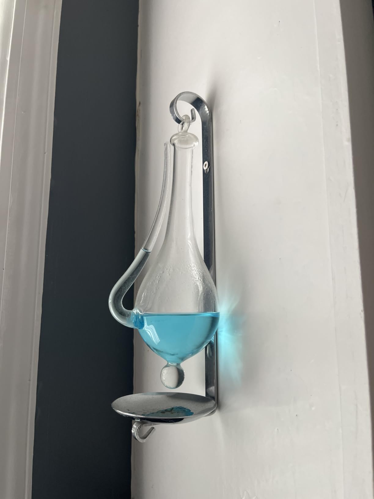 Ambient Weather B1025C Antique Storm Glass Wall Mount Liquid Barometer customer photo 2
