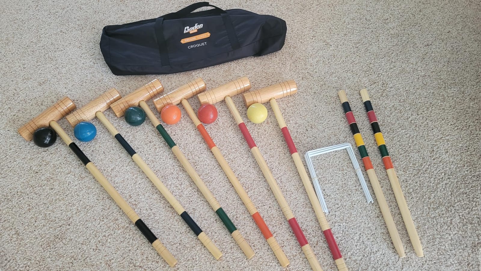 Baden 6-Player Champions Croquet Set with Soft Grip Handles customer photo 2