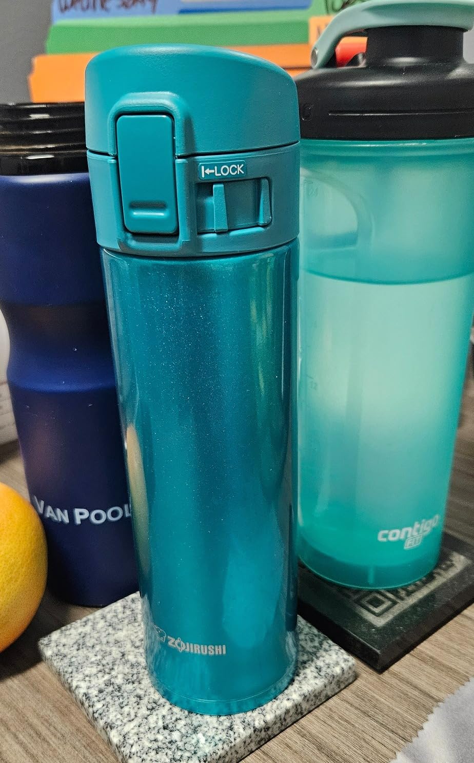 Zojirushi Stainless Steel Mug, 16oz, Smoky Blue customer photo 1