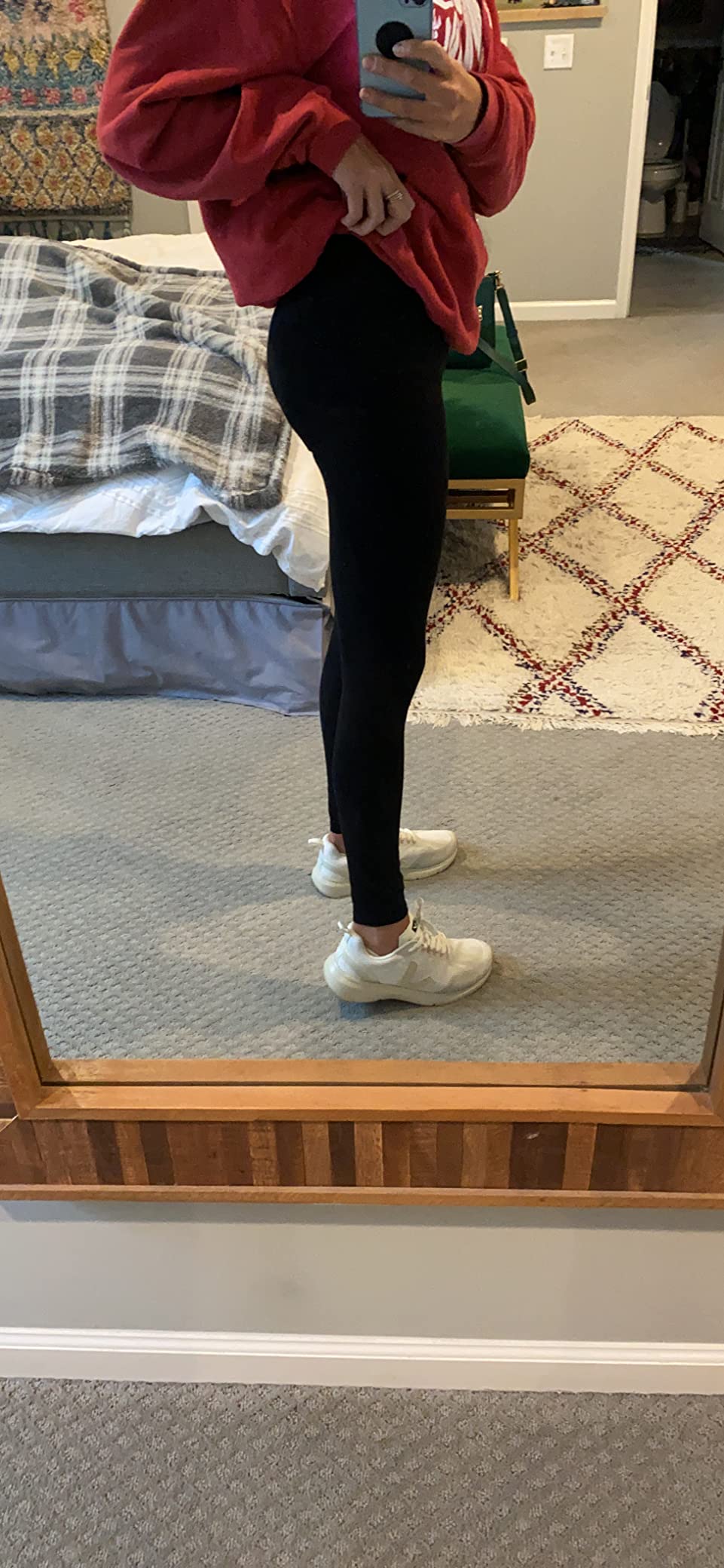 HUE Women's Cotton Ultra Legging with Wide Waistband, Available in Capri and Legging Length customer photo 1