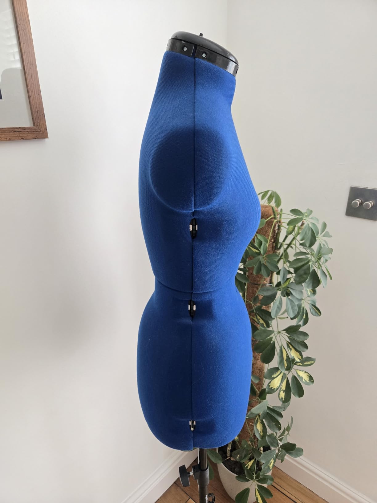 Adjustoform Sew Deluxe FG372 Adjustable Dress & Pants Form Sapphire S-M (US Dress Size 4-12) 8 Part Female Sewing Mannequin + Pin Grip Hem Marker customer photo 1