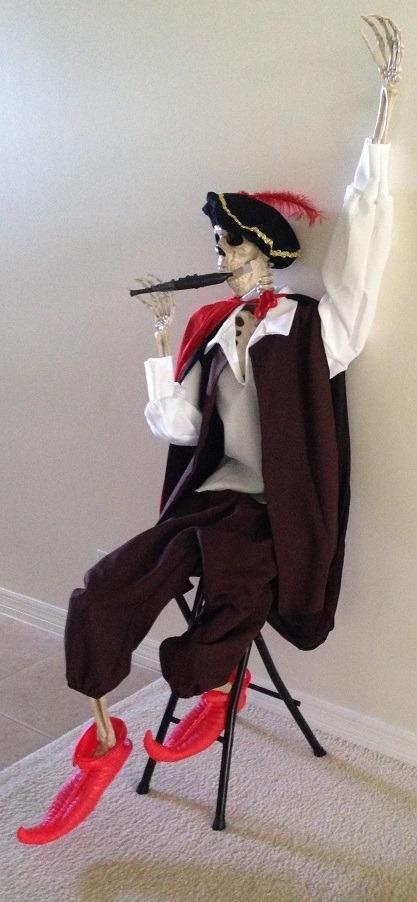 Crazy Bonez Original Pose-N-Stay Halloween Skeleton, 5 FT - Life-Size | Realistic, Fully Poseable Indoor & Outdoor Decoration, Durable Plastic Spooky Prop for Yard, Porch, Haunted House customer photo 1