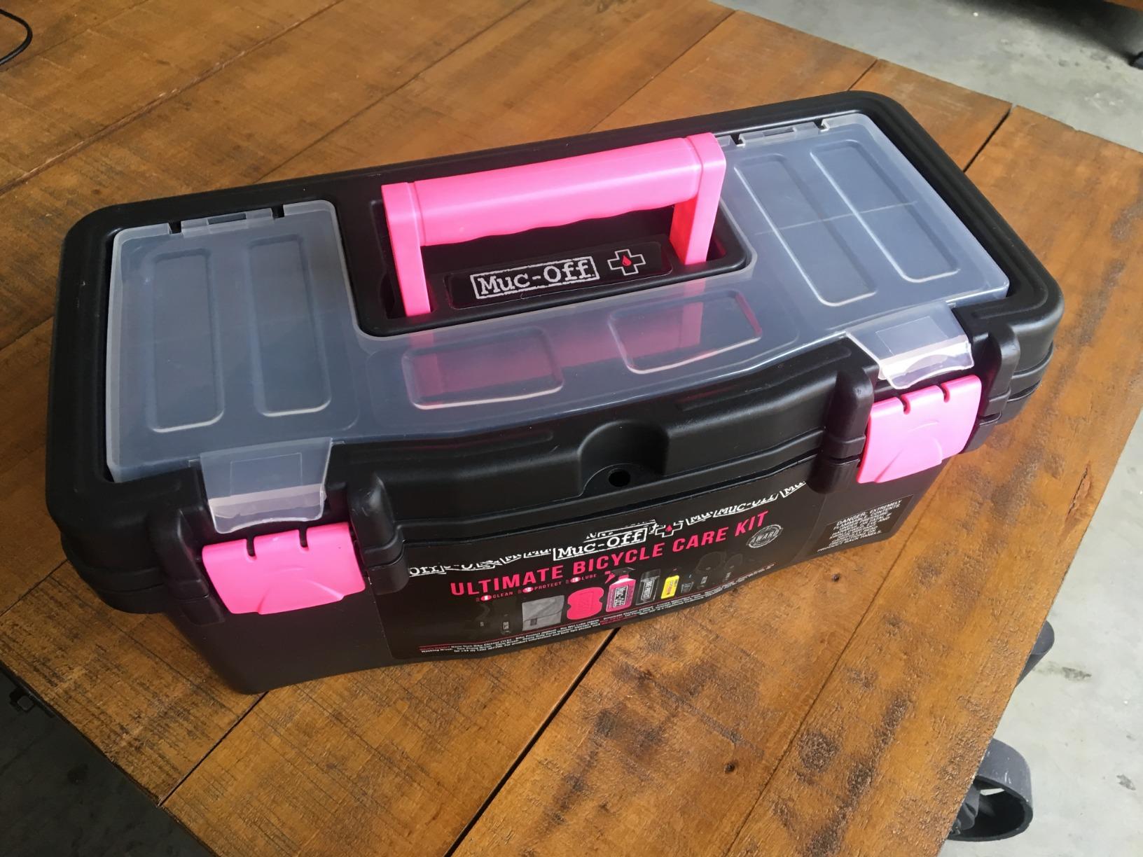 Muc-Off Ultimate Bicycle Cleaning Kit | Bike Cleaning Kit with Nano Tech Cleaner, Drivetrain Cleaner, Brushes, Wet Lube & Tool Box, for All Bikes customer photo 1