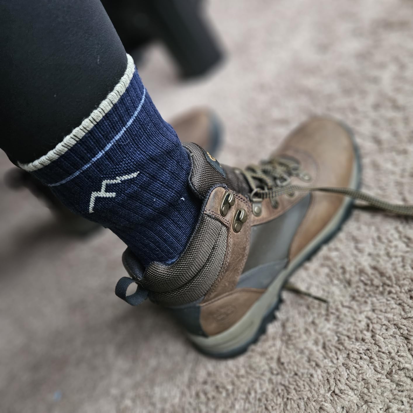 Darn Tough Vermont Hiking Socks for Women - Merino Wool Women's Micro Crew Midweight with Cushion customer photo 1