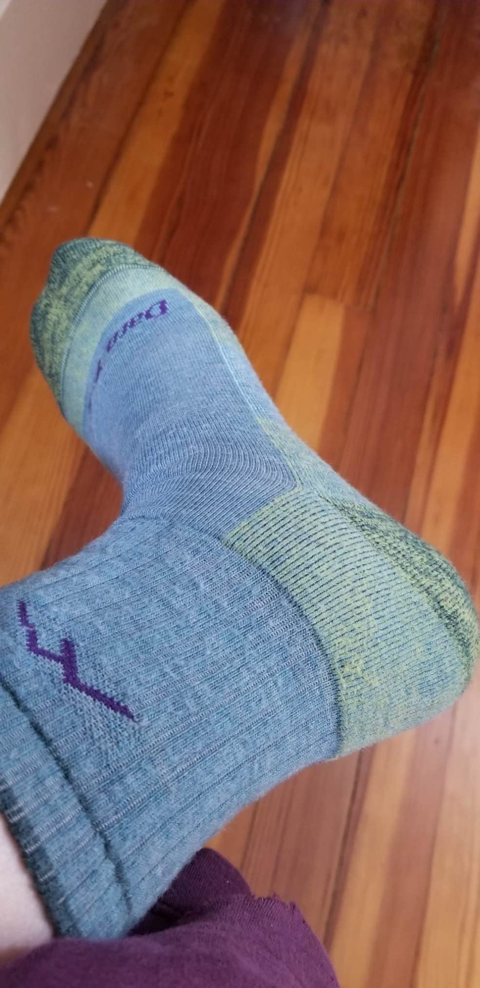 Darn Tough Vermont Hiking Socks for Women - Merino Wool Women's Micro Crew Midweight with Cushion customer photo 2