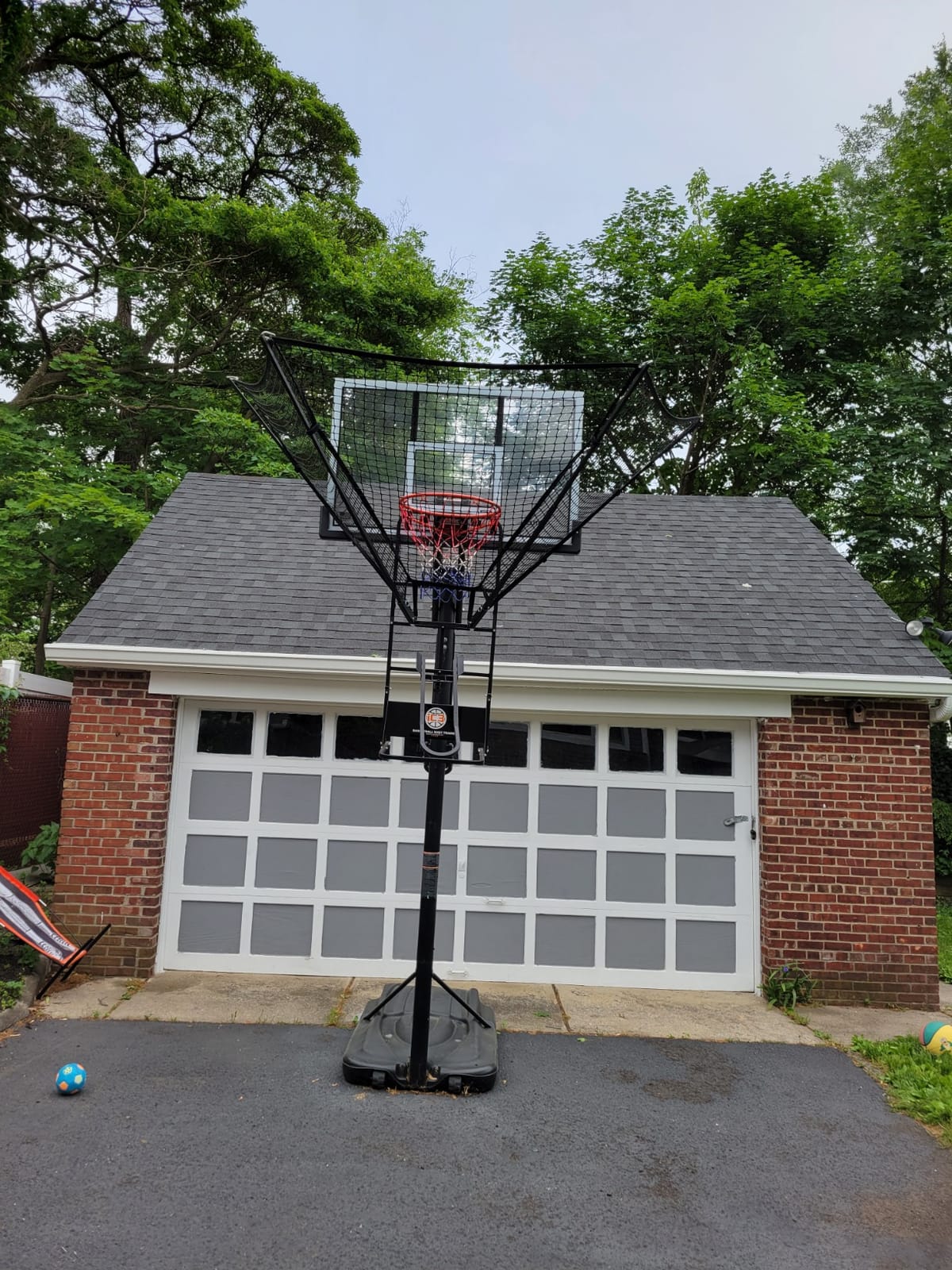 Dr. Dish IC3 Basketball Shot Trainer Rebounder with Net Return System customer photo 2