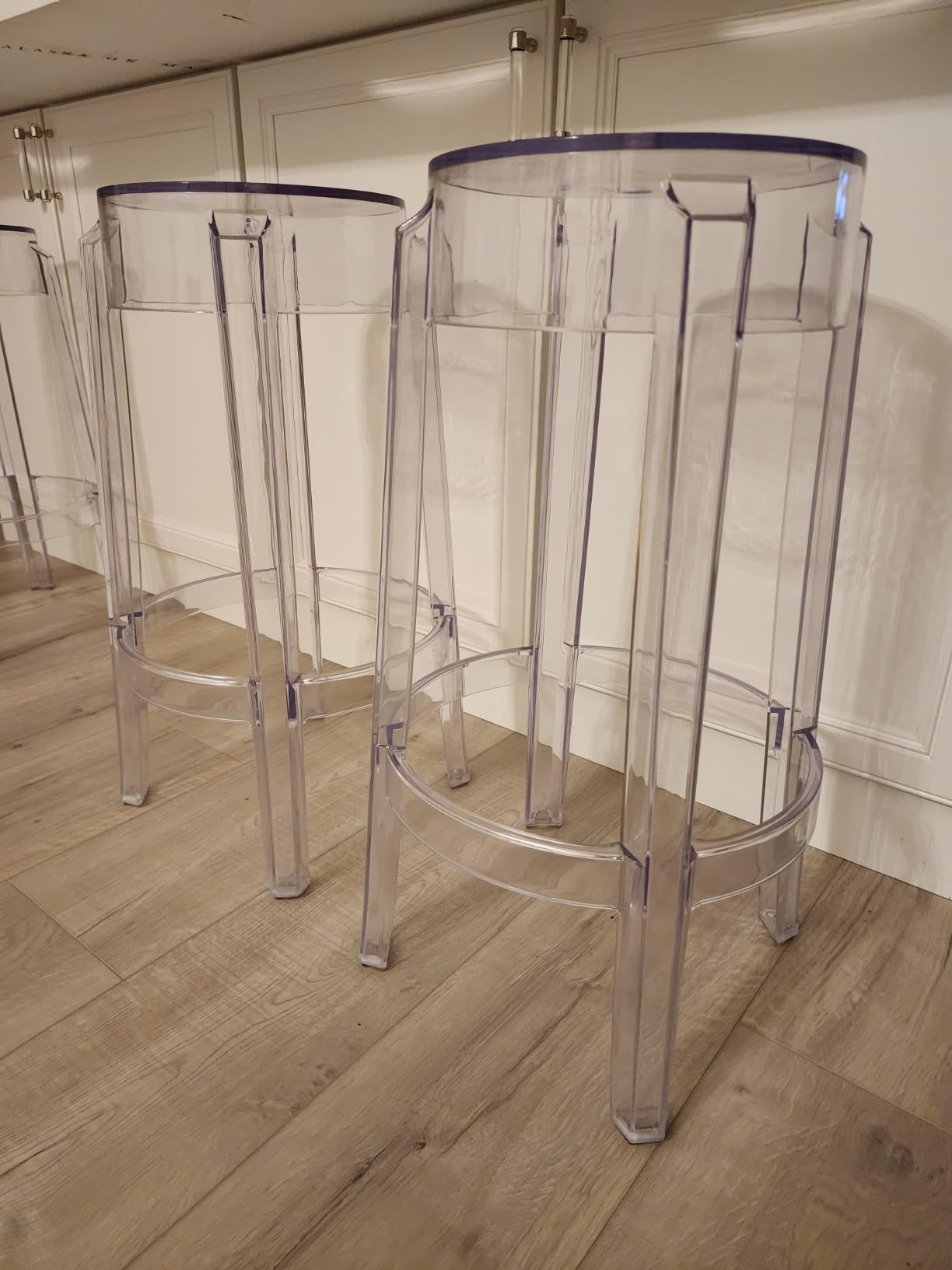 Modway Casper Modern Acrylic Counter Bar Stool in Clear - Fully Assembled customer photo 2