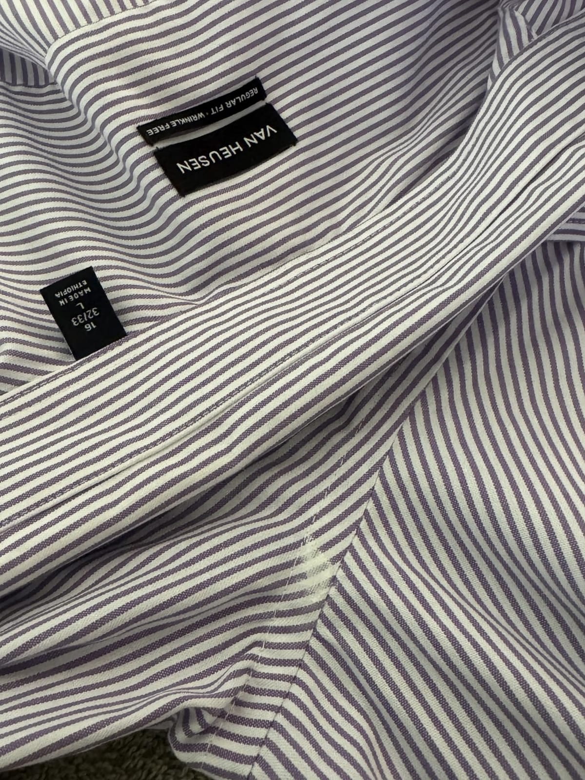 Van Heusen Men's Pinpoint Stripe customer photo 2