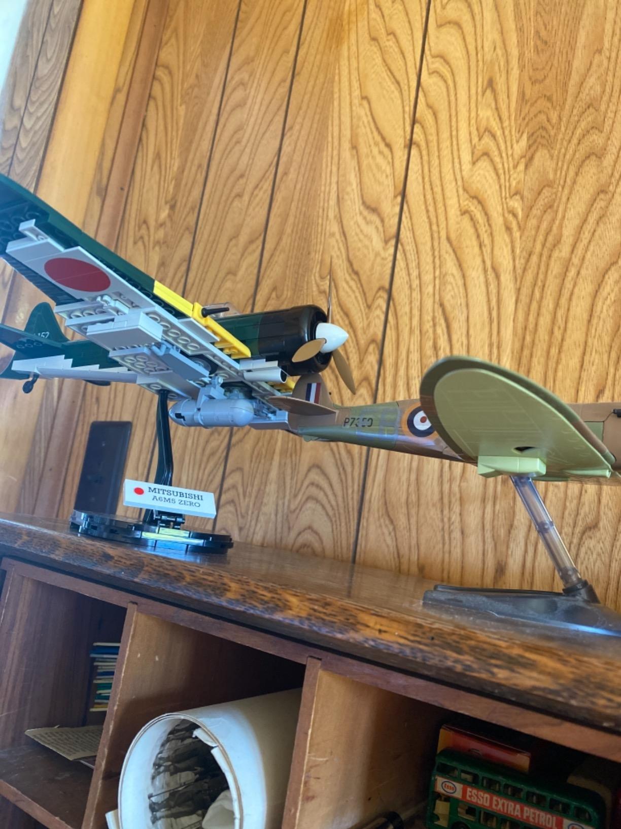 J6000 Quickbuild Model Airplane Kits for Adults & Kids - Spitfire - Fighter Jet Plastic Model Kits, Block Building Sets, Snap Together Aircraft Models, Engineering Toys for Gifts customer photo 2