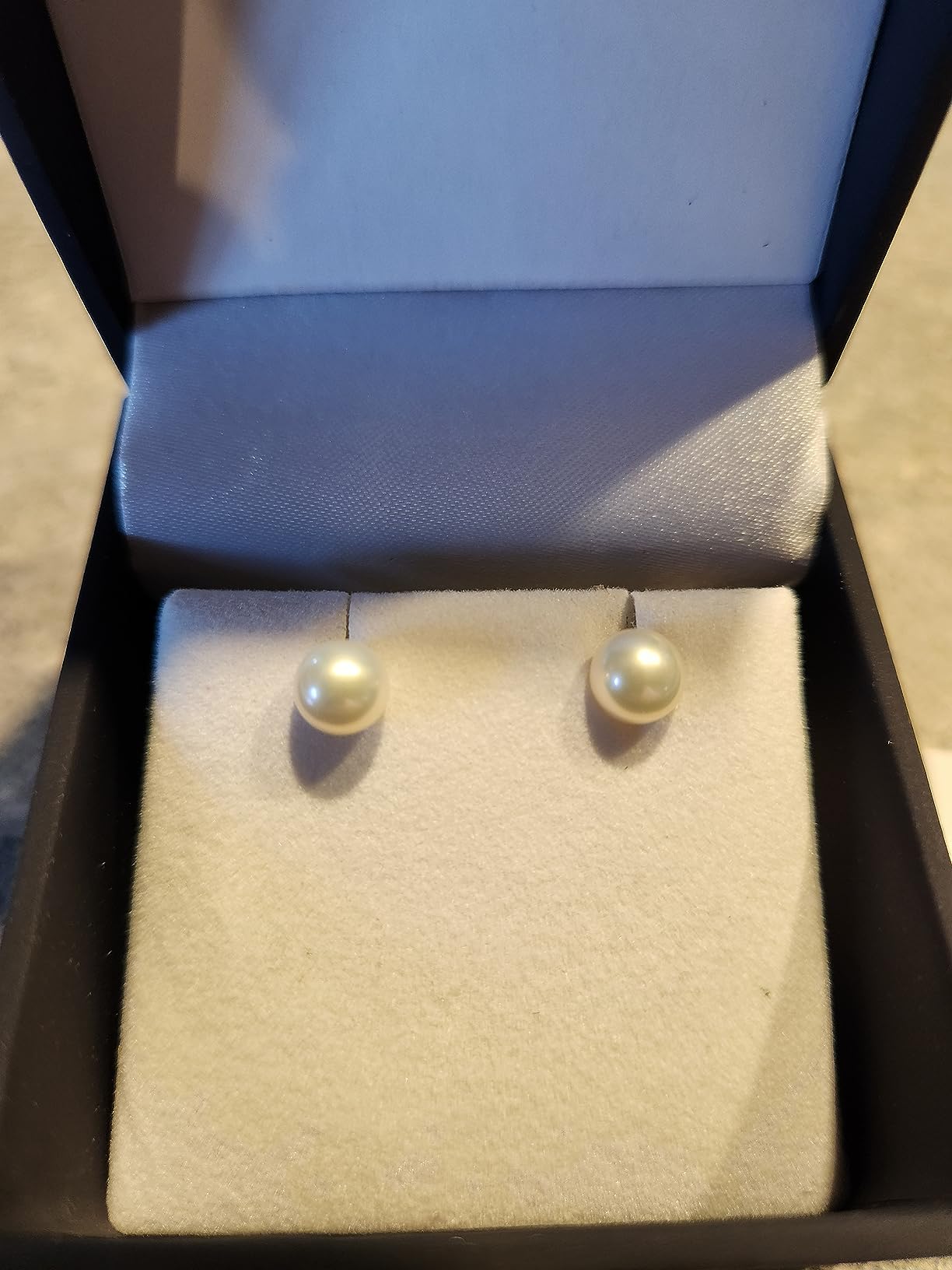 THE PEARL SOURCE Real Freshwater Pearl Earrings for Women, Genuine Cultured Freshwater Pearls, Fine Jewelry Gift customer photo 1