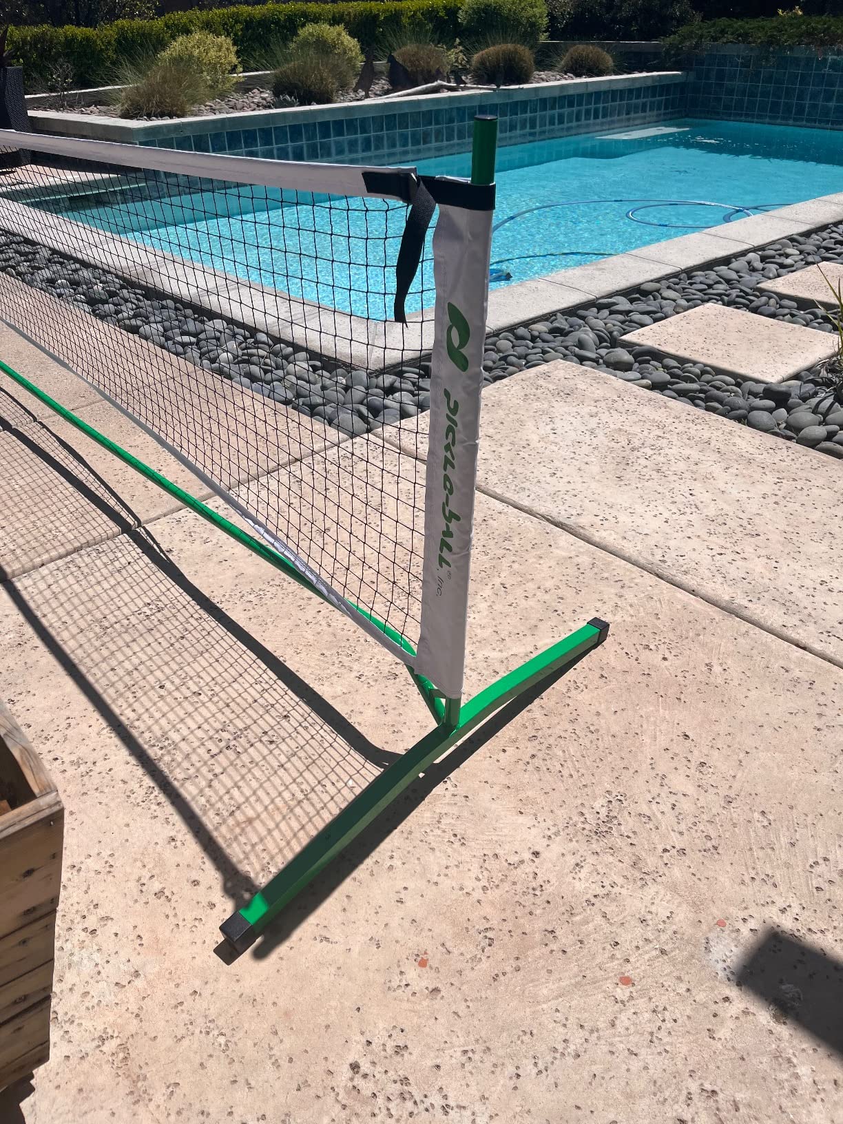 Pickle-Ball 3.0 Tournament Pickleball Net - 22 FT USAPA Regulation Size, Portable Steel Frame with No-Velcro Buckle Tension System & Carry Bag customer photo 2
