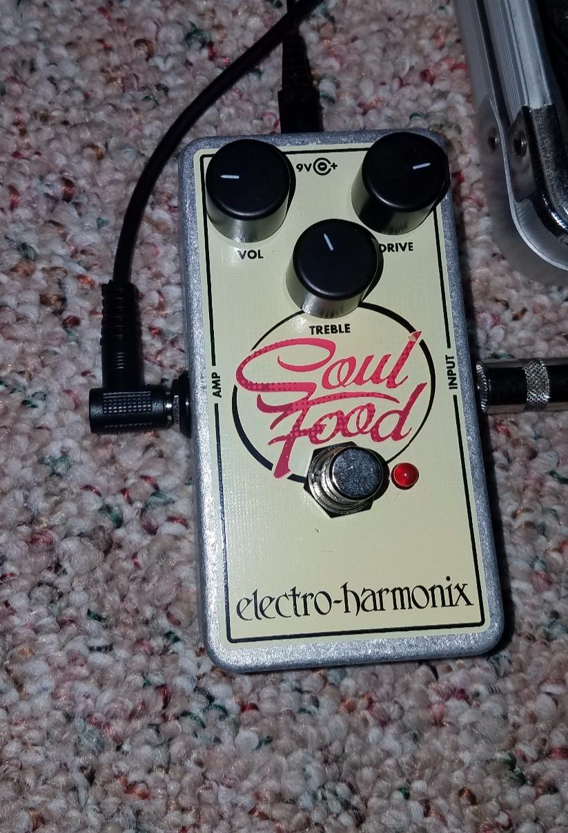 Electro-Harmonix Soul Food Transparent Overdrive Pedal | Transparent overdrive with great touch and response! customer photo 1