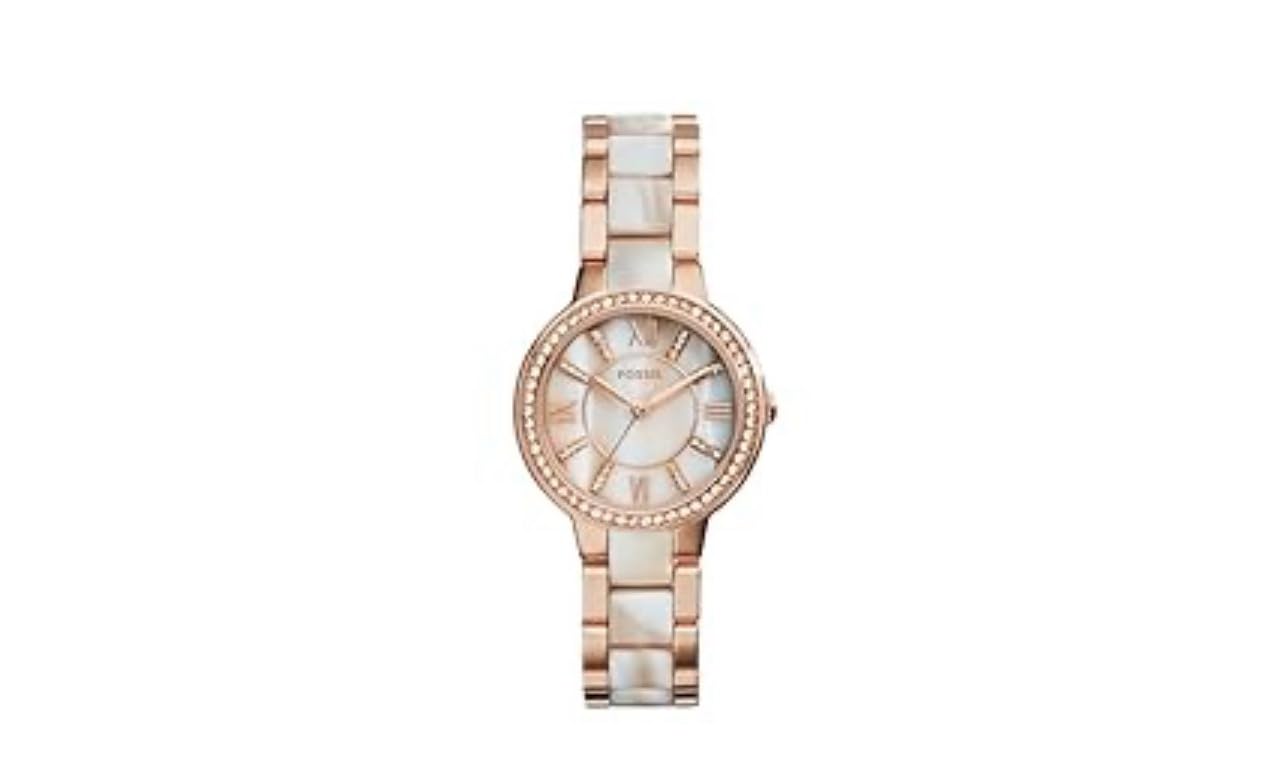 Fossil Women's Watch, Virginia Quartz Stainless Steel Three-Hand Watch for Women customer photo 1