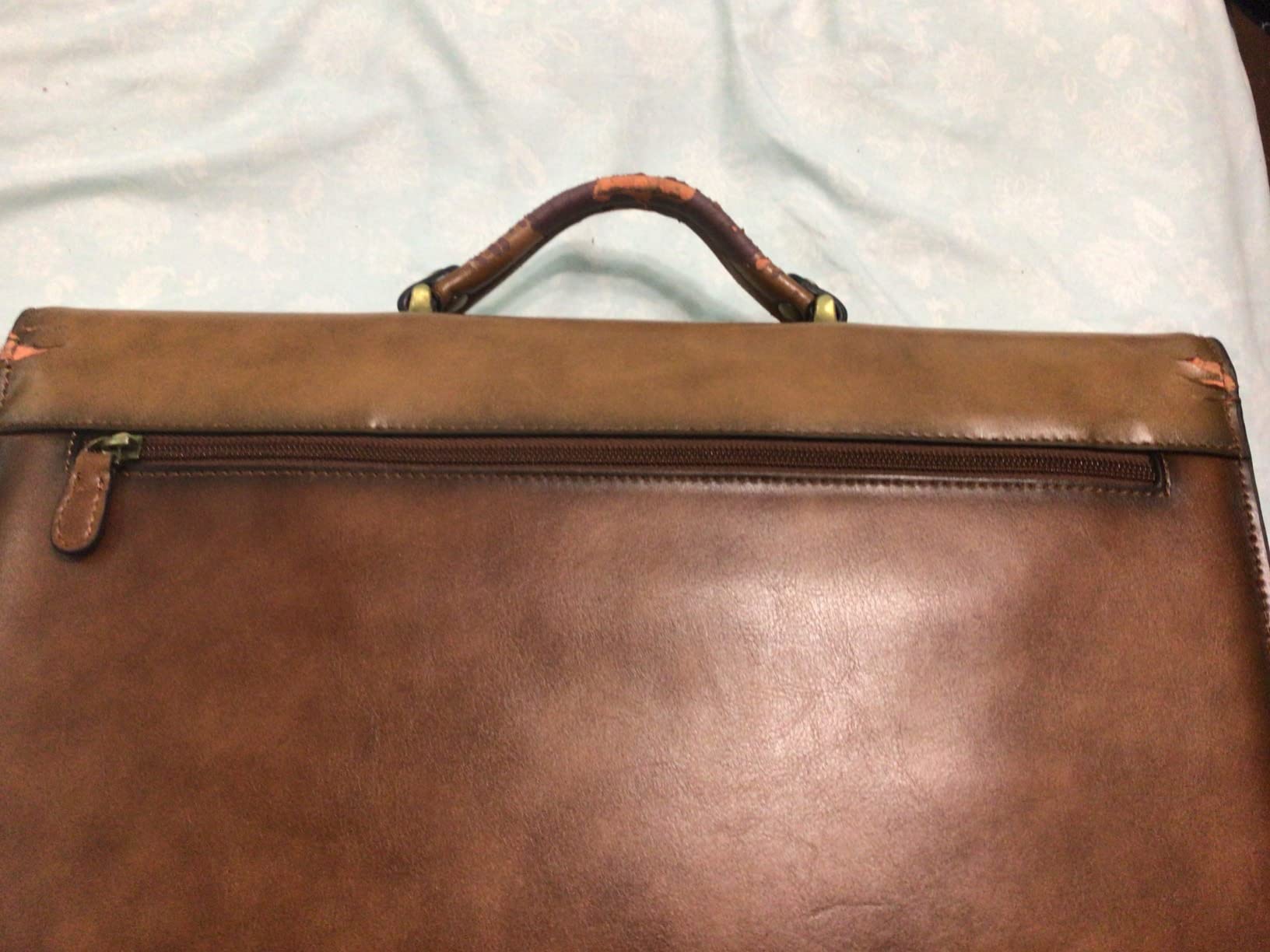 Banuce Leather Briefcase for Men with Lock Fits Laptop | Travel-friendly Luggage Strap,Lawyer Briefcase,Expandable,Detachable Shoulder Strap,Office Work,Business Travel customer photo 1