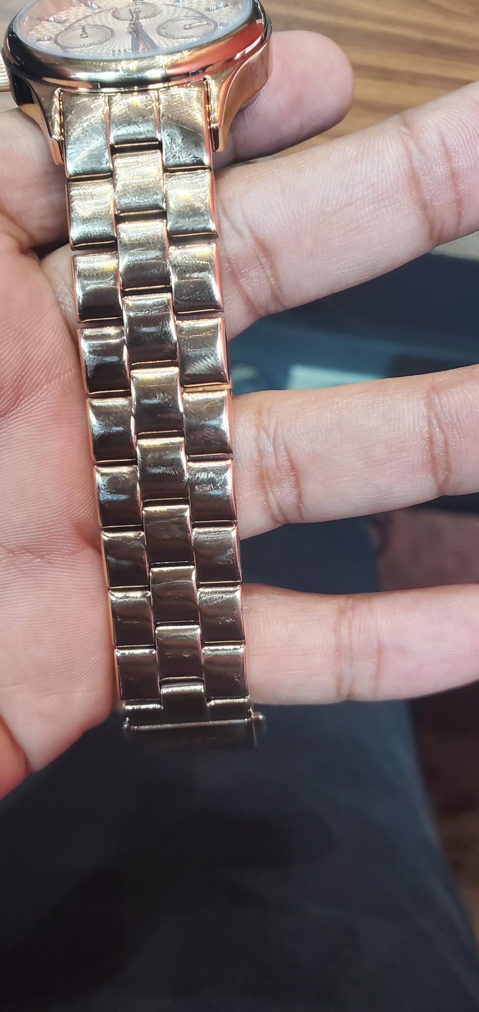 Fossil Modern Sophisticate Multifunction Rose Gold-Tone Stainless Steel Watch customer photo 2