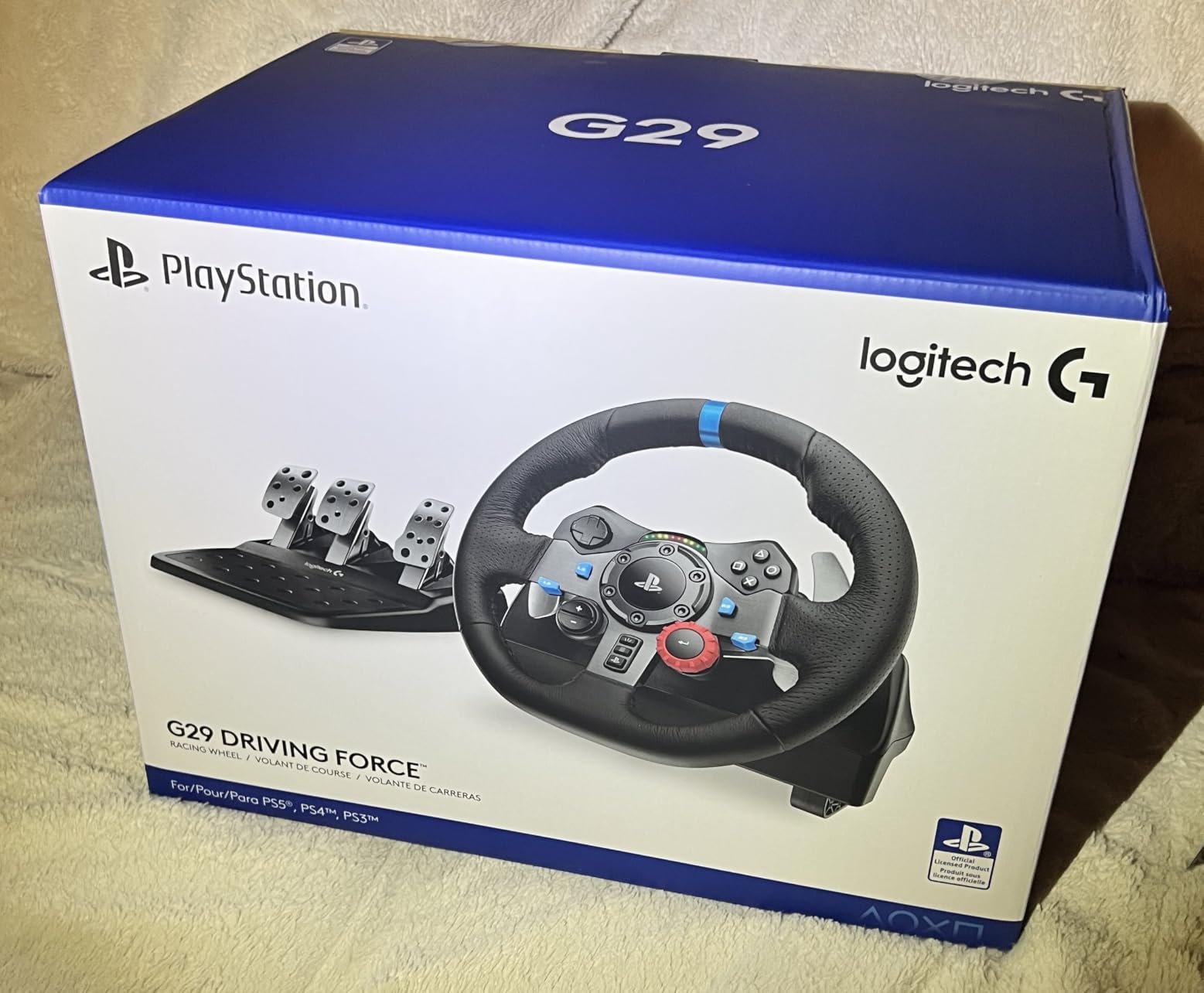 Logitech G29 Racing Wheel and Pedals for PS5/PS4/PC customer photo 1