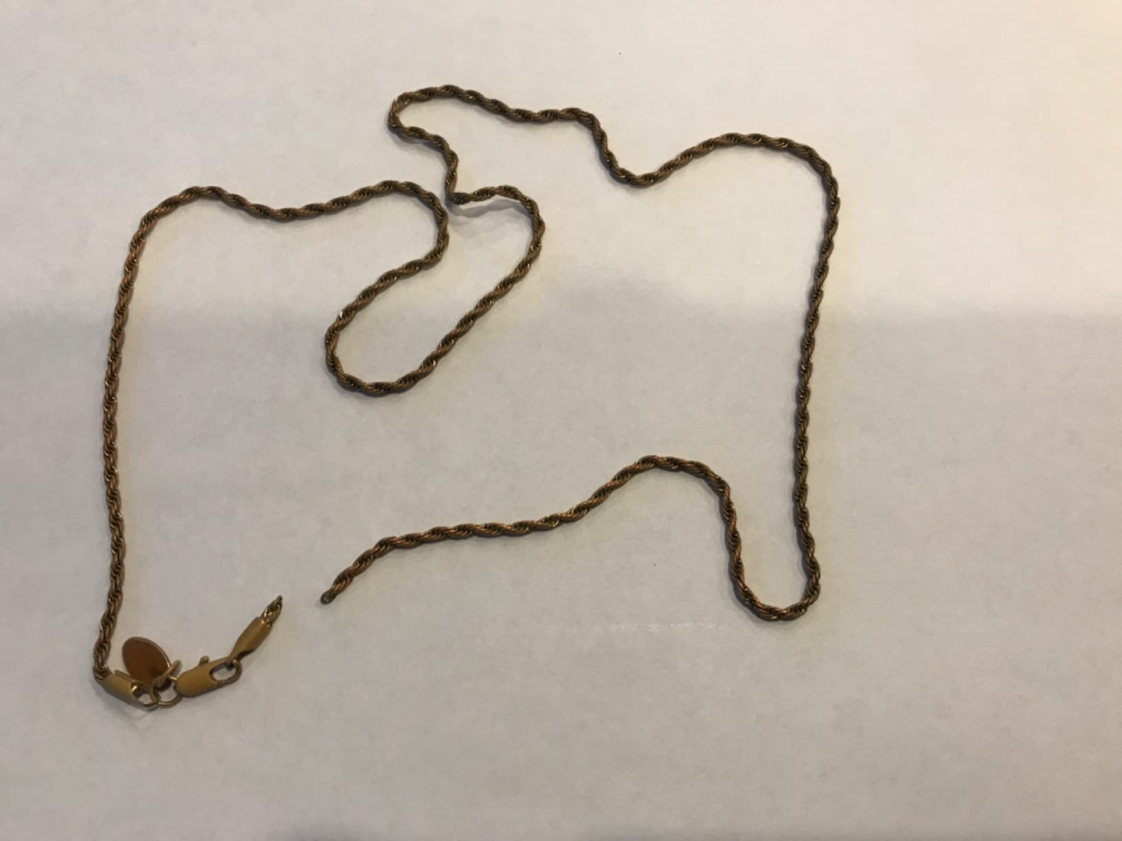 LIFETIME JEWELRY 24K Gold Rope Chain Necklace for Men Women - 2mm Diamond Cut 10X Thicker Real Gold Plated - Made in USA with Lifetime Replacement customer photo 2