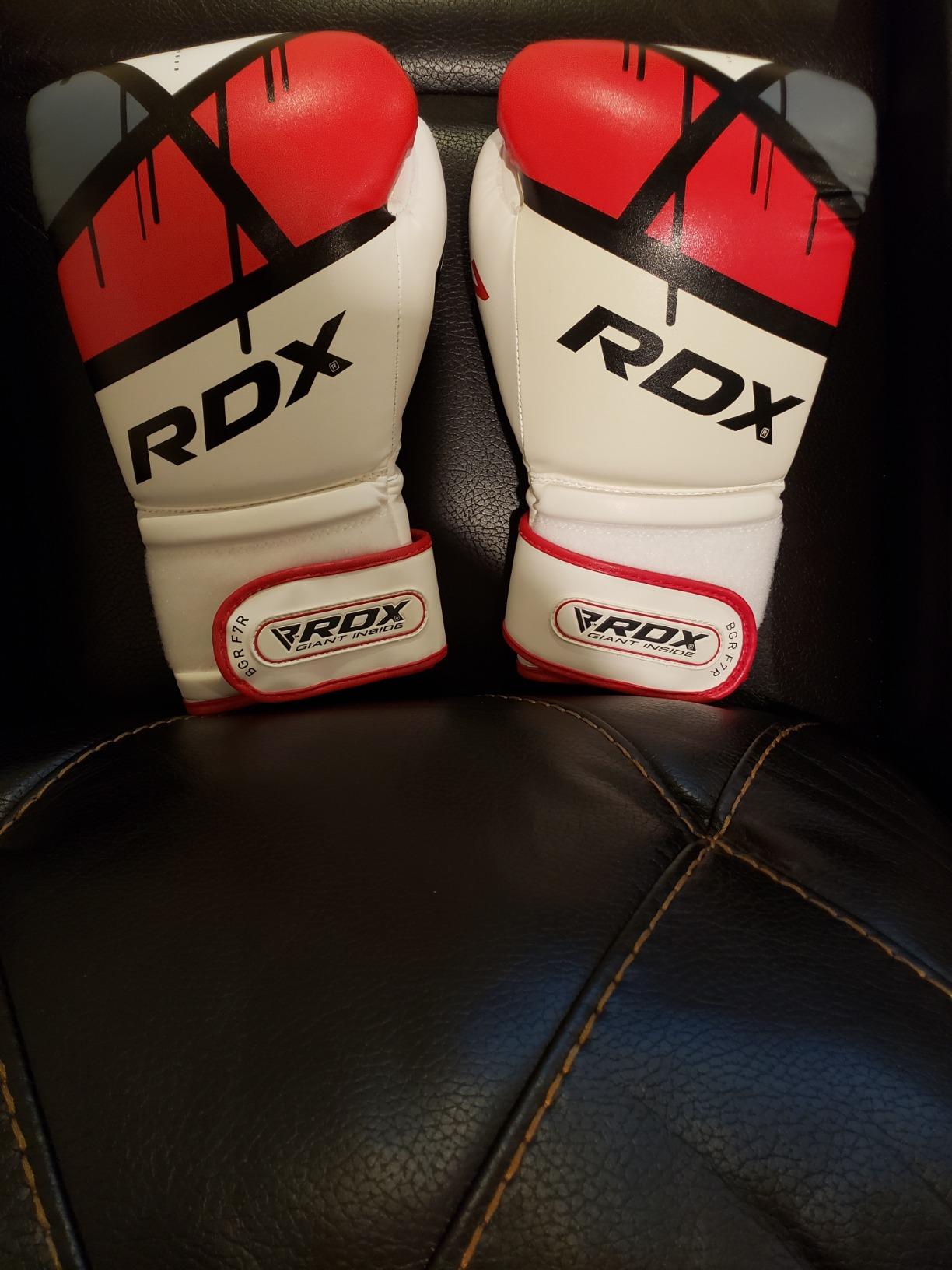 RDX Boxing Gloves EGO, Sparring Muay Thai Kickboxing MMA Heavy Training Mitts, Maya Hide Leather, Ventilated, Long Support, Punching Bag Workout Pads, Men Women Adult customer photo 2