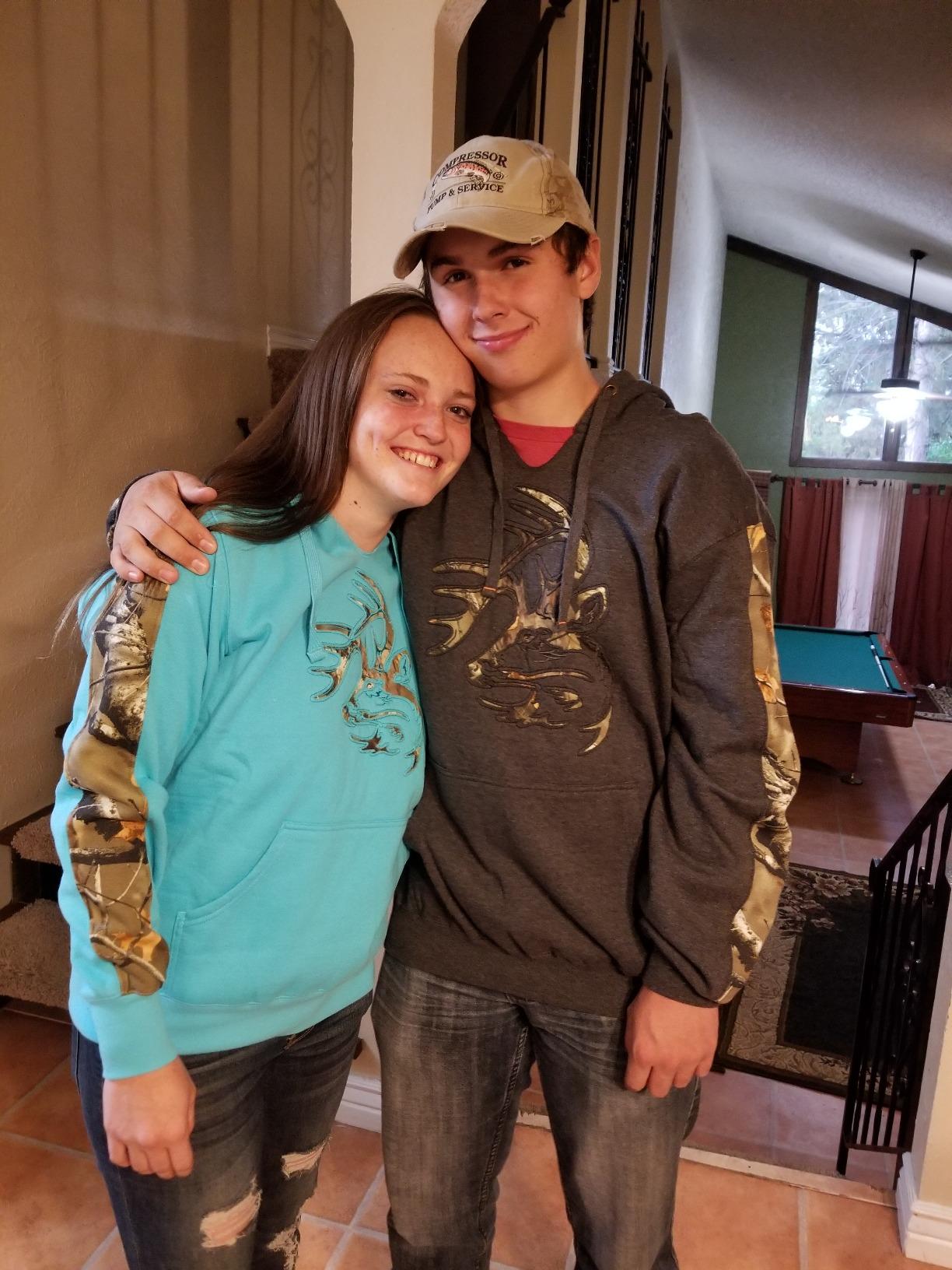Mens Plaid Camo Pullover Hoodie customer photo 2