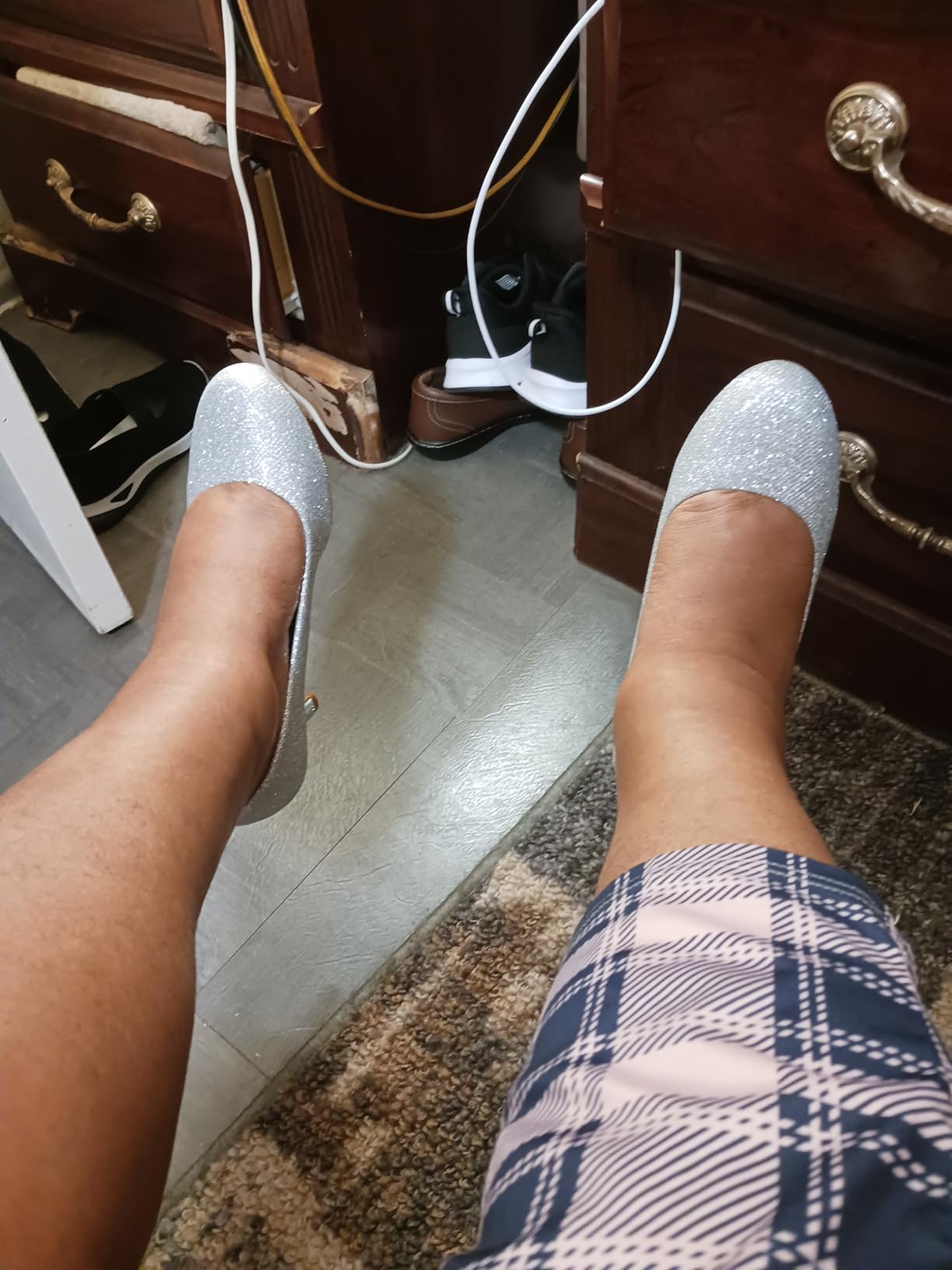 Women's Comfortable Kitten Heels Pumps customer photo 2