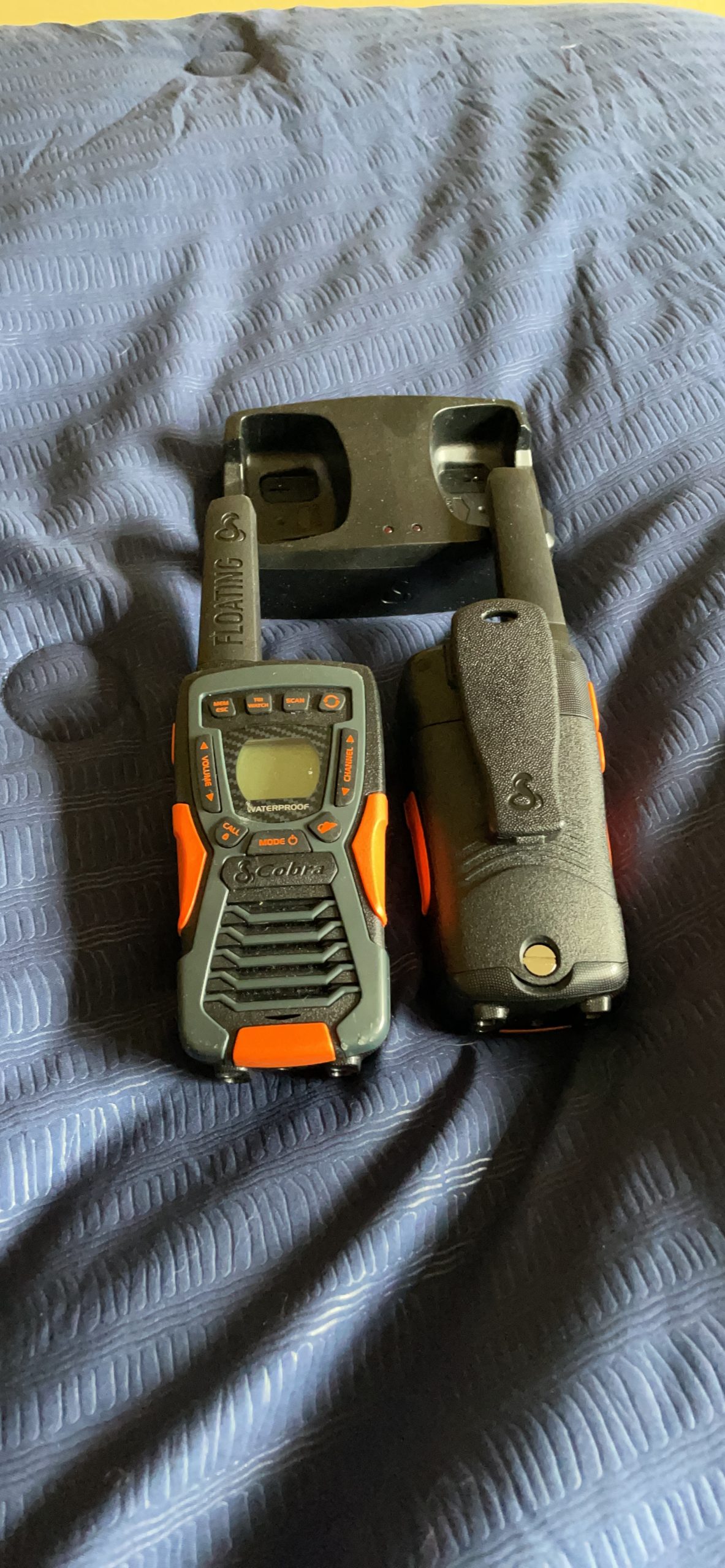 Cobra ACXT1035R FLT Floating Walkie Talkies, Waterproof, Rechargeable | Long Range up to 37-Mile Two Way Radio with NOAA Weather Alert & VOX, (2 Pack) customer photo 2