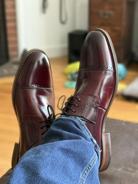Stacy Adams Men's Dickinson Cap-Toe Lace-up Oxford customer photo 1