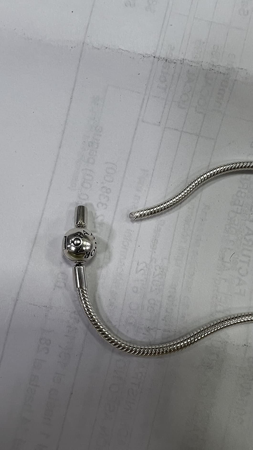 PANDORA Moments Snake Chain Bracelet, Size 20 cm customer photo 1