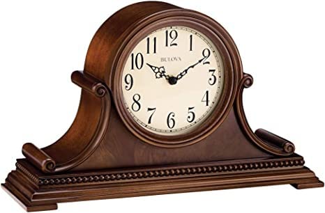 Bulova B1514 Asheville Mantel Clock, Brown Cherry customer photo 1