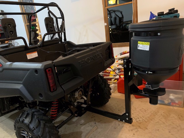 Buyers Products UTVS16 150 lb UTV ATV Receiver Mount Broadcast Spreader customer photo 1
