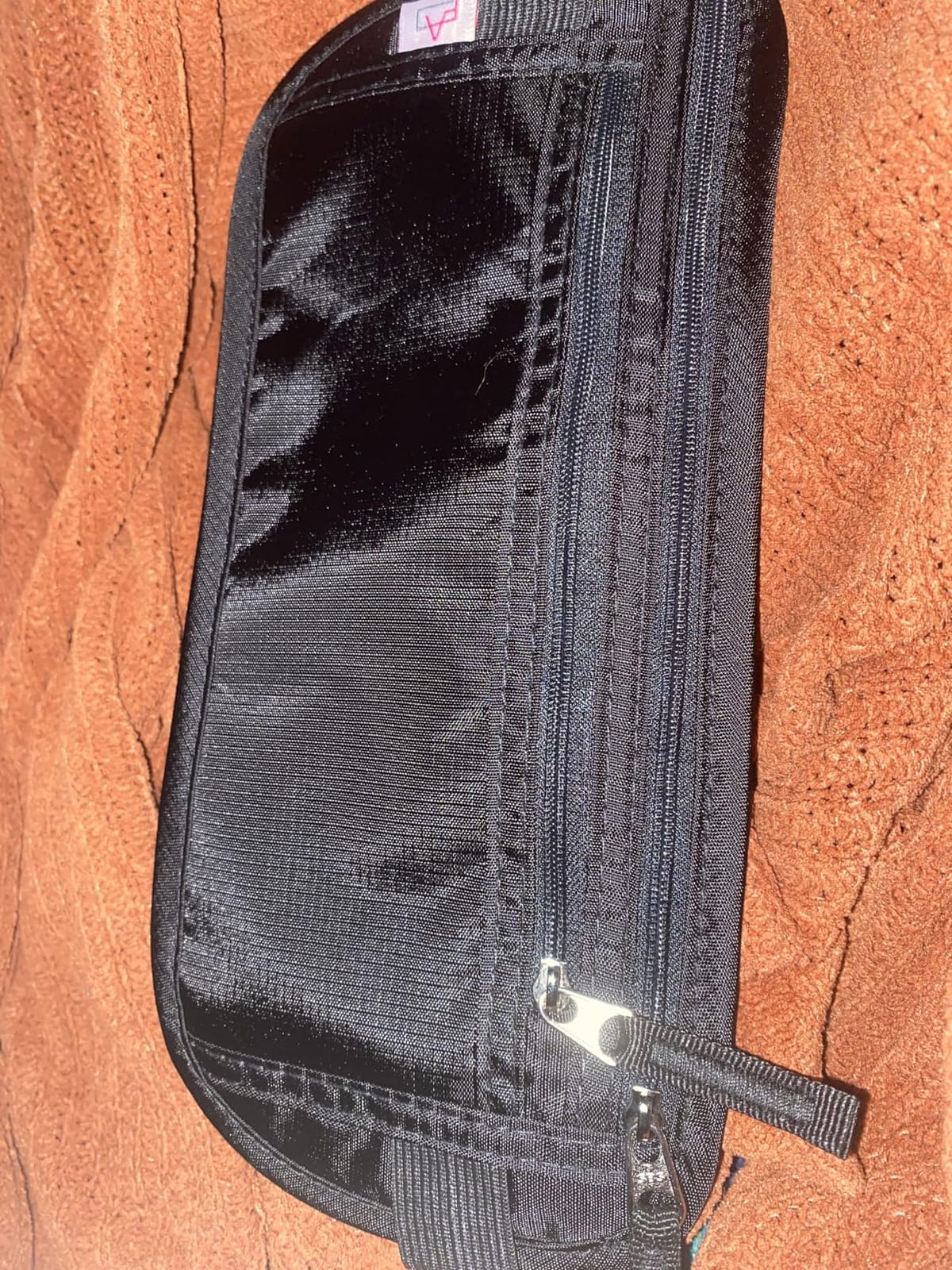 Money Belt Passport Holder Slim Hidden Travel Wallet with RFID Blocking customer photo 2