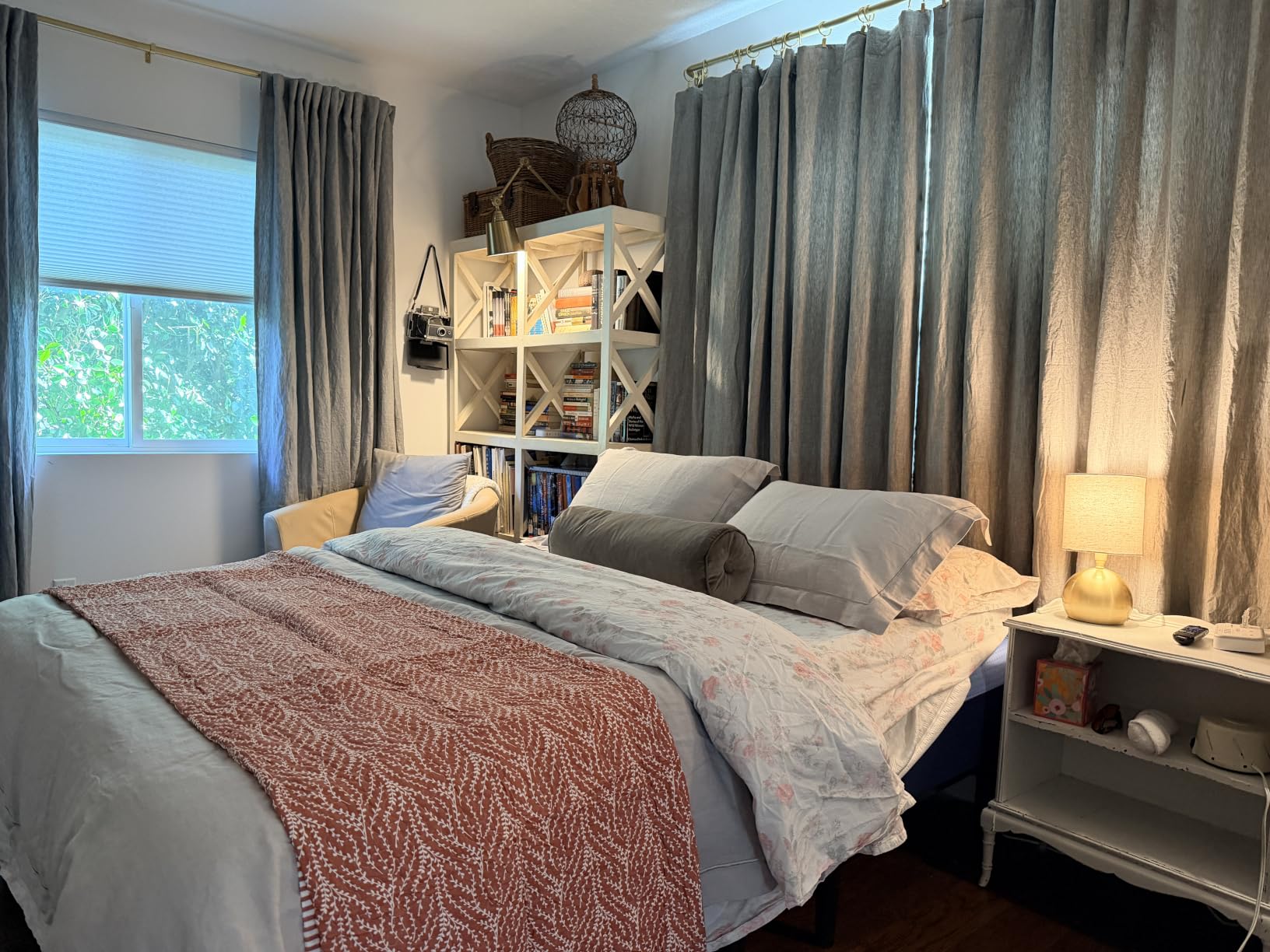 Simple&Opulence 100% French Flax Linen Duvet Cover Set with Embroidery Washed - 3 Pieces (1 Duvet Cover with 2 Pillow Shams) with Button Closure Soft Breathable Farmhouse - Linen, King Size customer photo 1