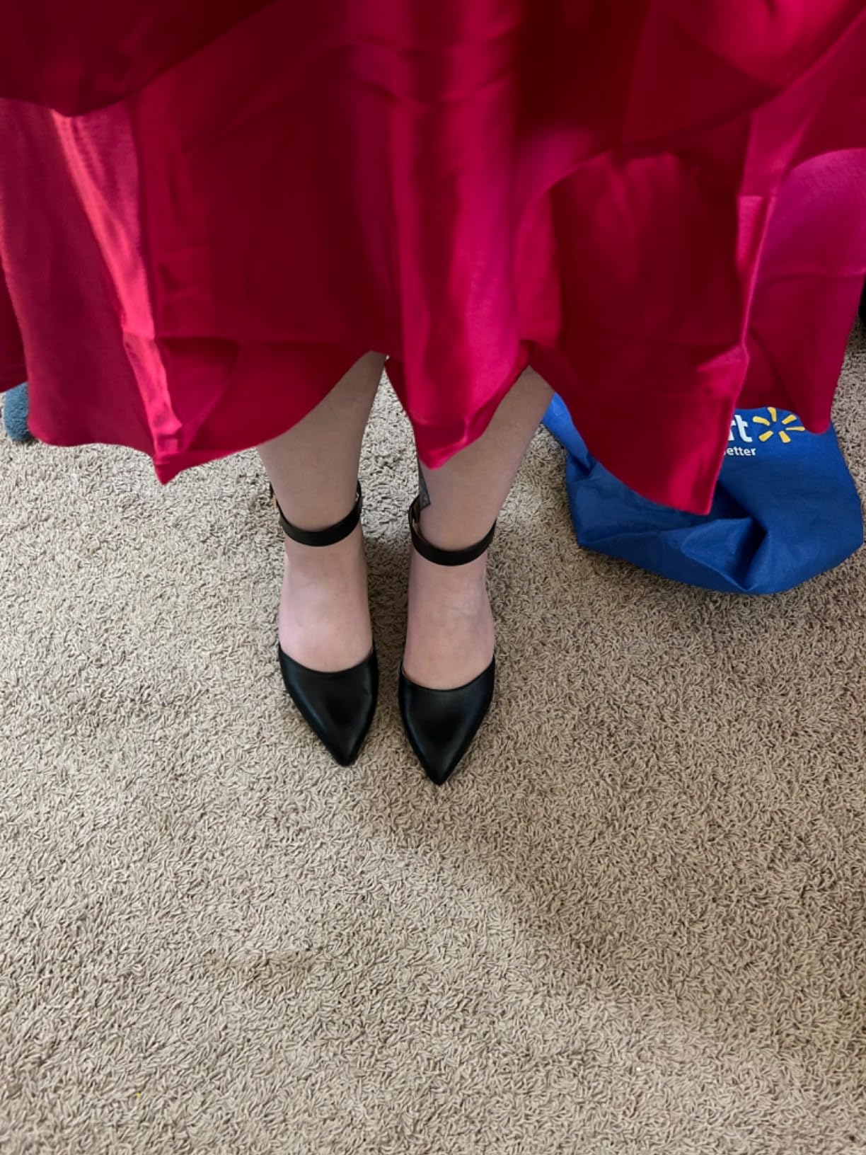 DREAM PAIRS Women's Kitten Heels Ankle Strap Pumps customer photo 2
