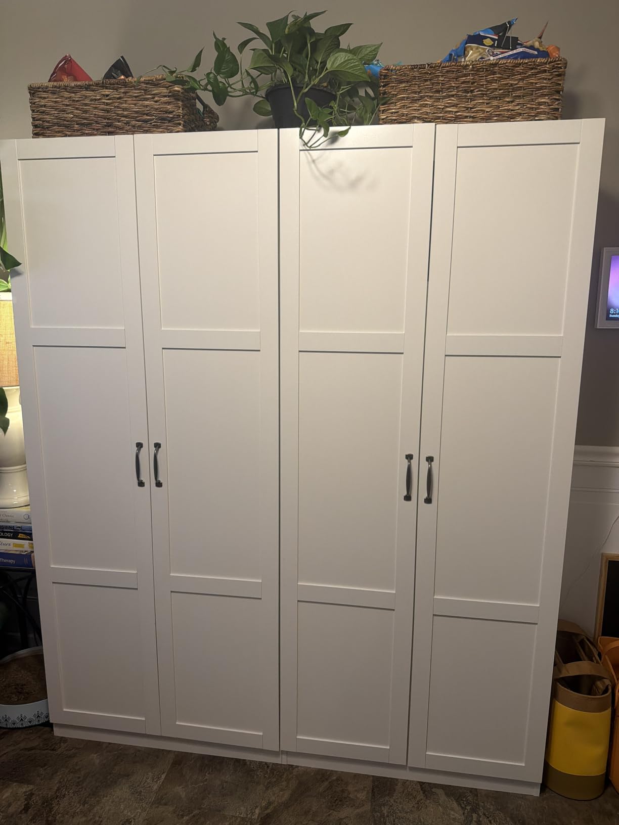 Sauder Select Storage Cabinet/ Pantry cabinets, White finish customer photo 2