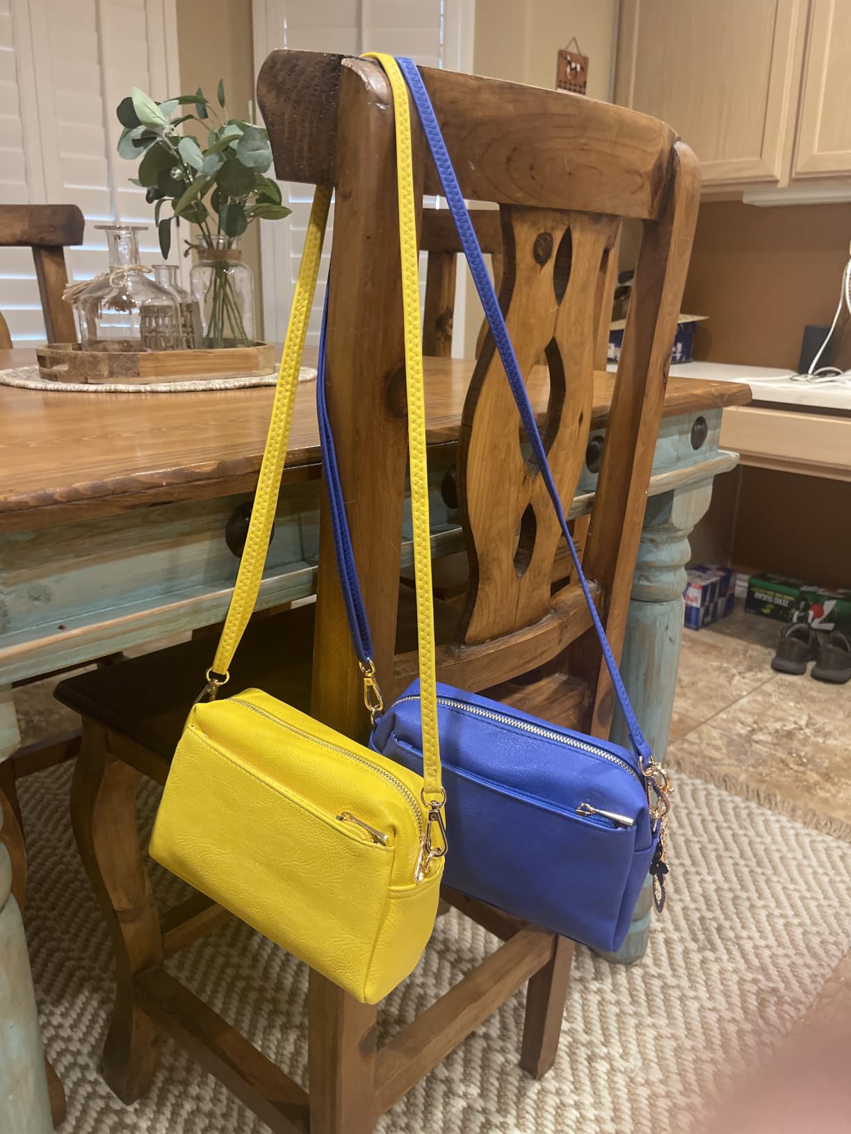FashionPuzzle Triple Zip Small Crossbody Bag customer photo 1