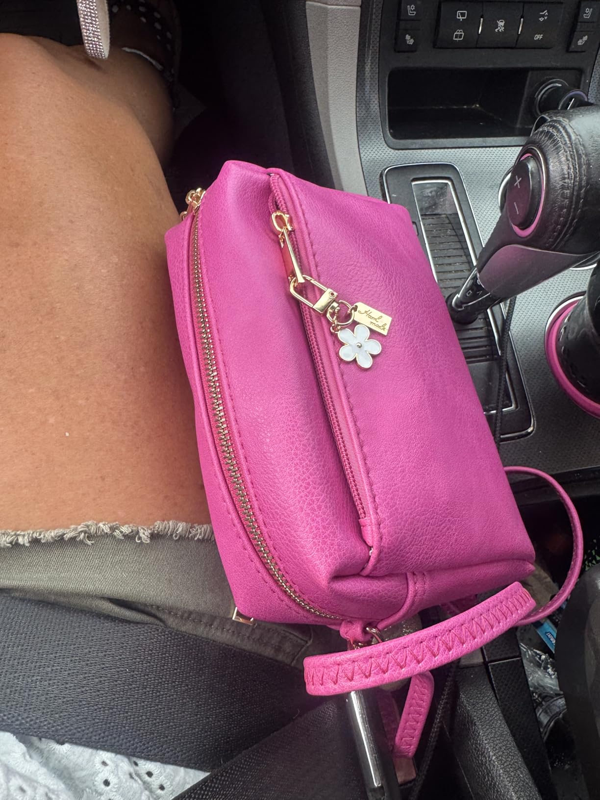 FashionPuzzle Triple Zip Small Crossbody Bag customer photo 2