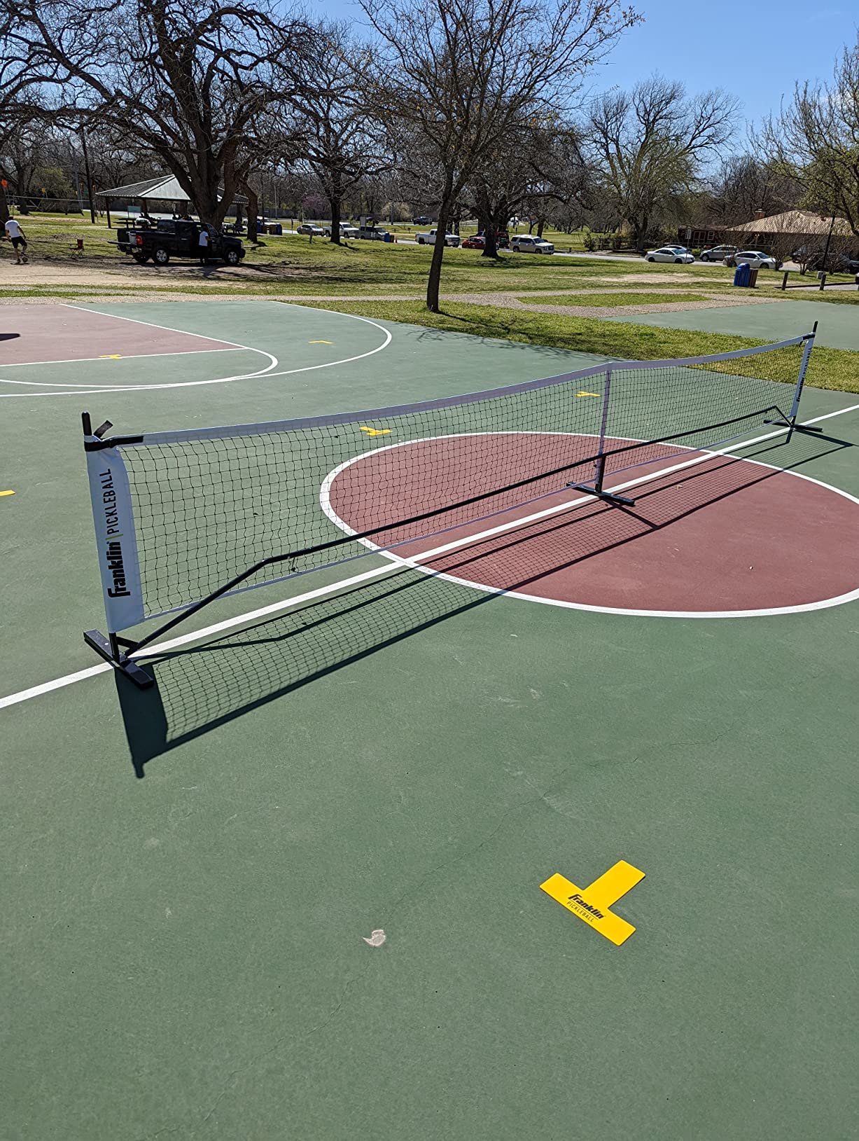 Franklin Sports Portable Outdoor Pickleball Net - Regulation 22ft customer photo 1