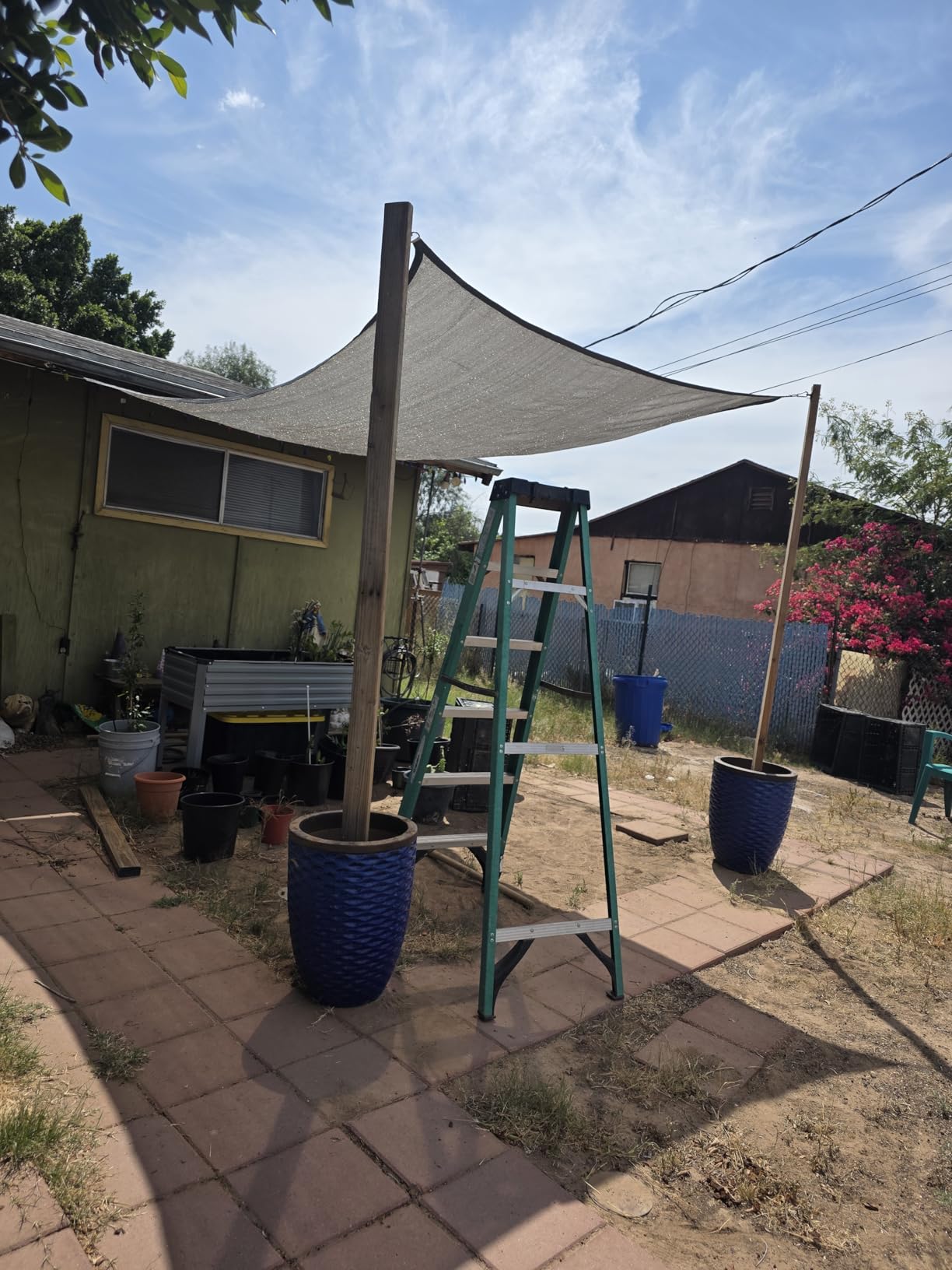 LOVE STORY 12' x 16' Rectangle Sun Shade Sail for Outdoor Patio, Sand | HDPE Fabric, 95% UV Block, Breathable Sunshade, Canopy for Garden Backyard Deck, NOT Waterproof, Custom Size Available customer photo 1