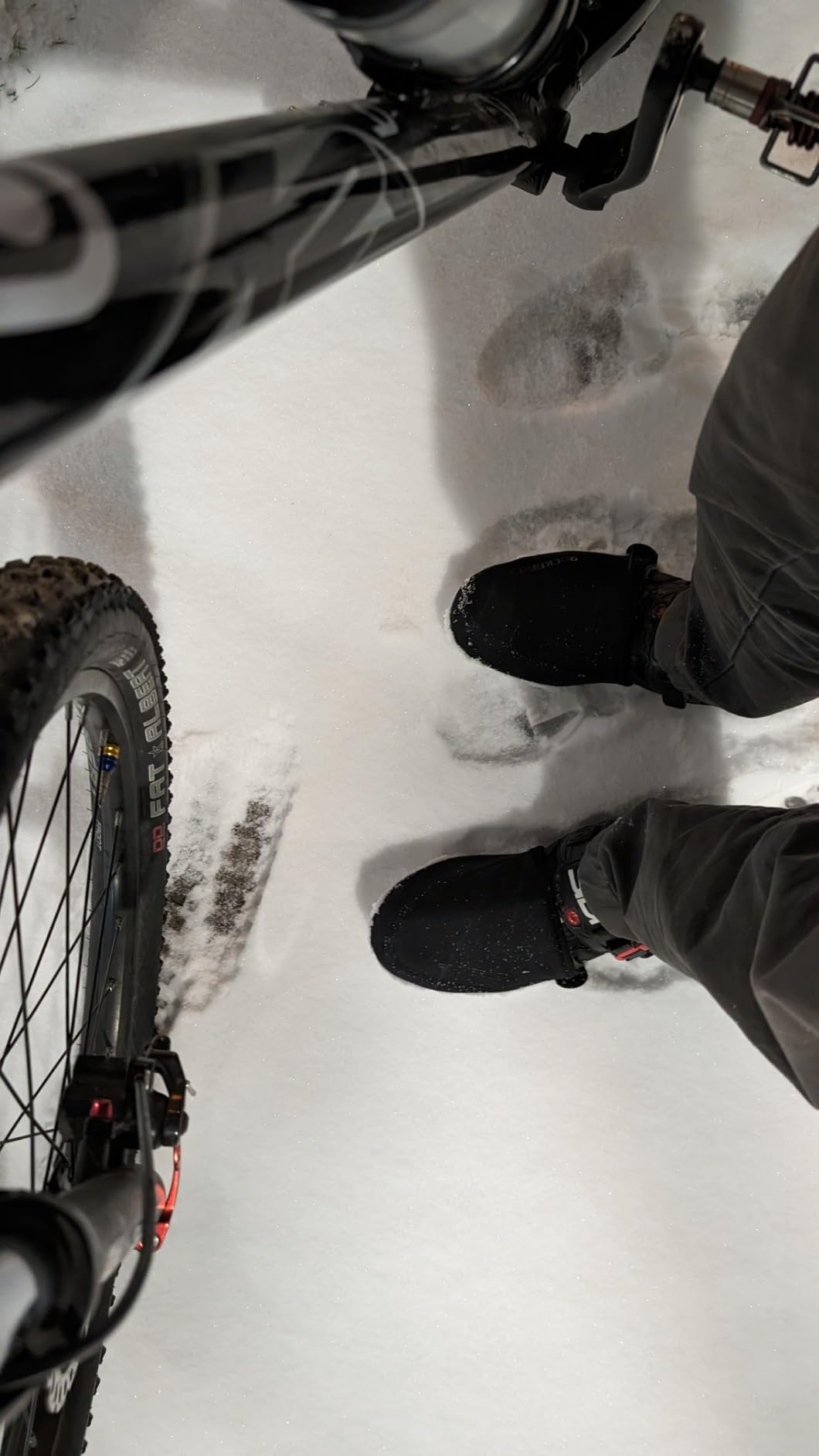 ROCKBROS Cycling Shoe Covers Winter Bike Toe Covers Warmers | Durable Kevlar, Keep Warm in Winter, Cycling Overshoes customer photo 1