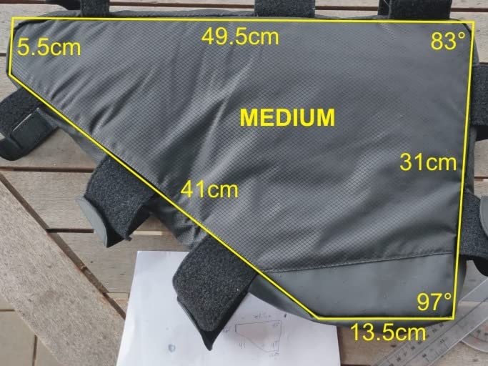 Touring Road Bike Full Frame Bag | Bicycle Bikepacking, Touring, Commuting Pack customer photo 1