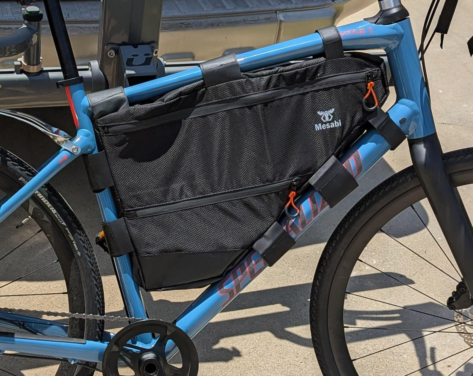 Touring Road Bike Full Frame Bag | Bicycle Bikepacking, Touring, Commuting Pack customer photo 2