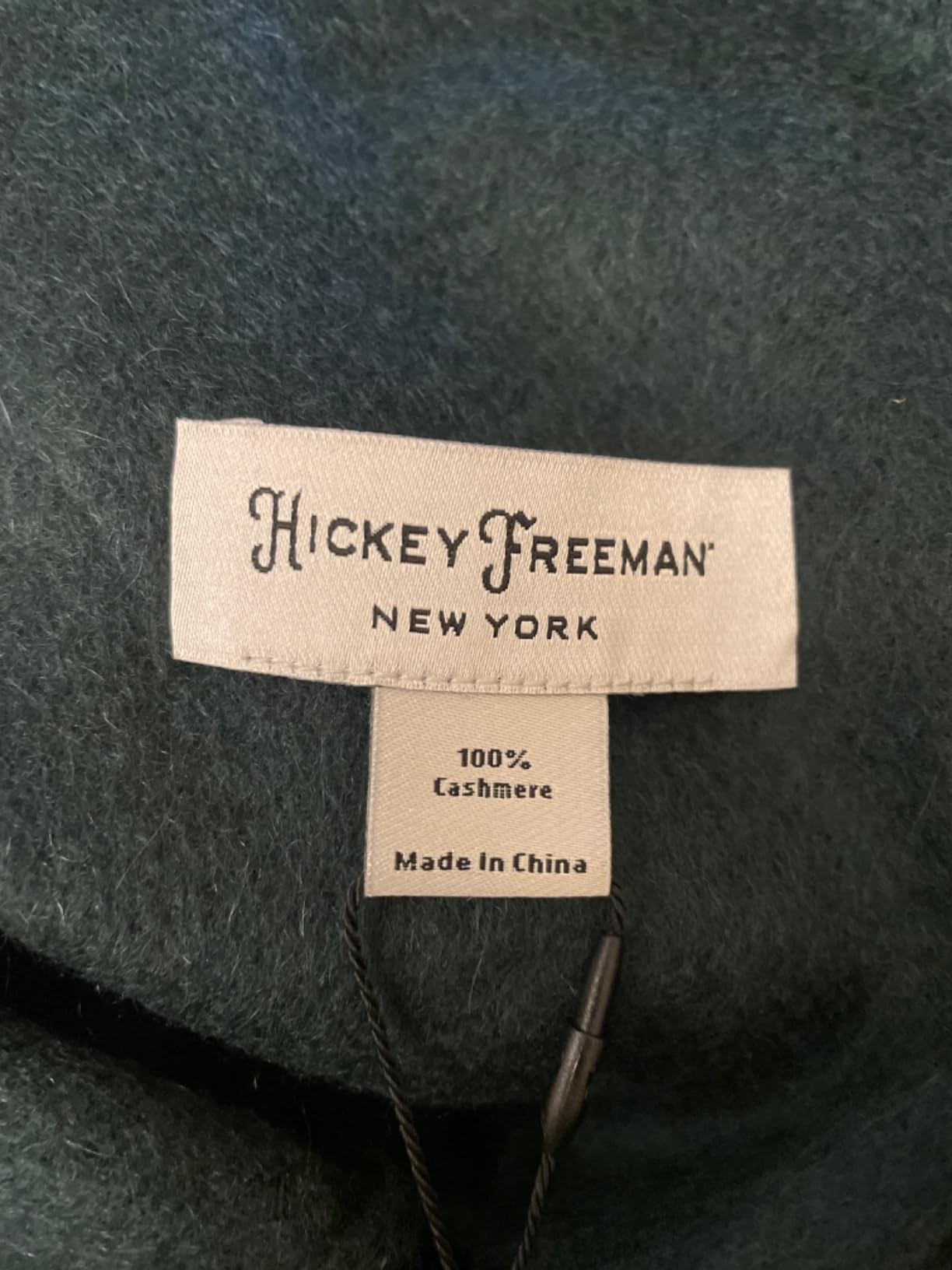 Hickey Freeman Solid 100% Cashmere Scarf for Men - Ultra-Soft Men's Winter Scarves, 72-Inches x 12-Inches customer photo 1