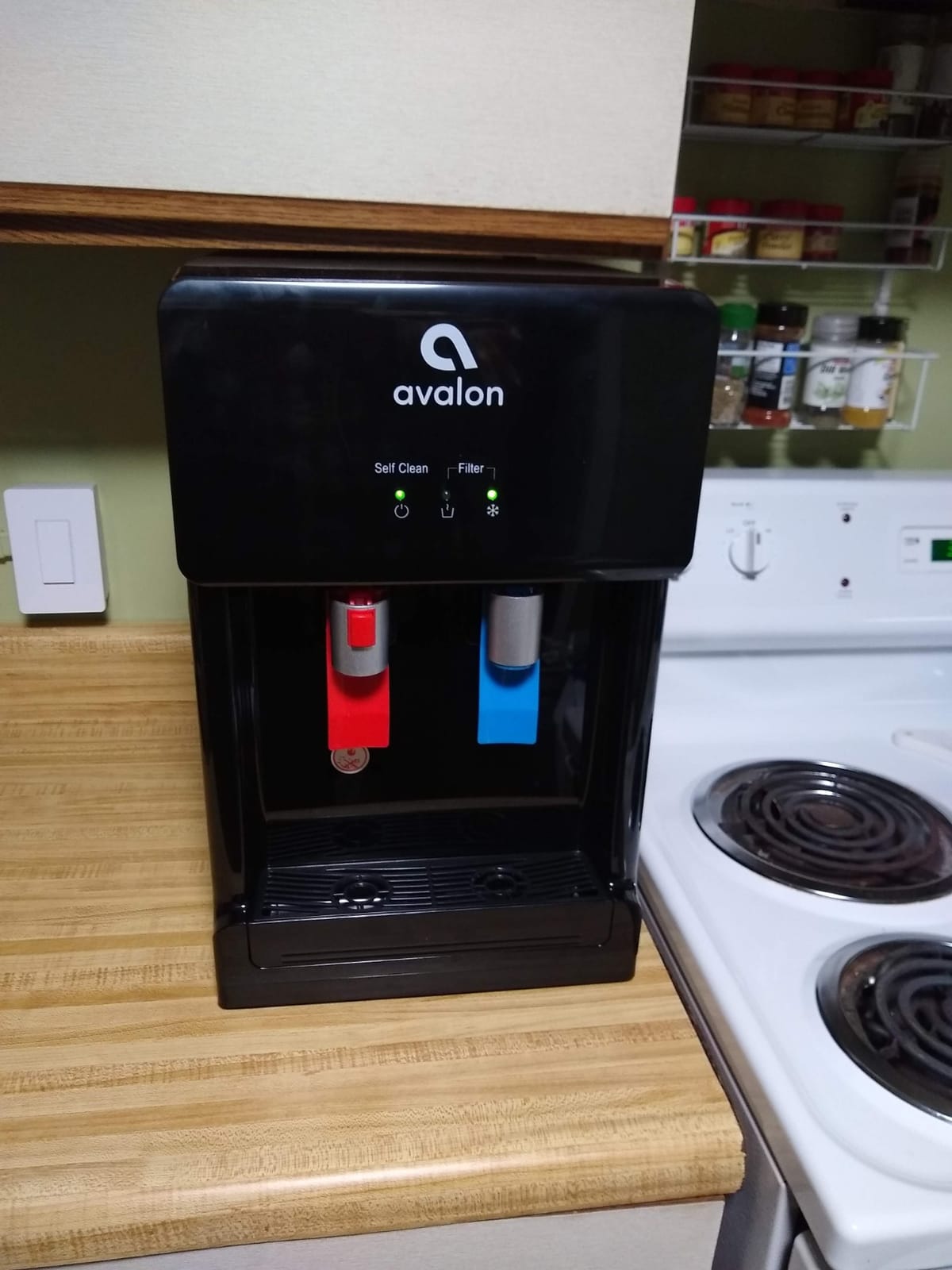 Avalon Countertop Self Cleaning Bottleless Water Cooler Water Dispenser - Hot & Cold Water, NSF Certified Filter- UL Listed- Black customer photo 1